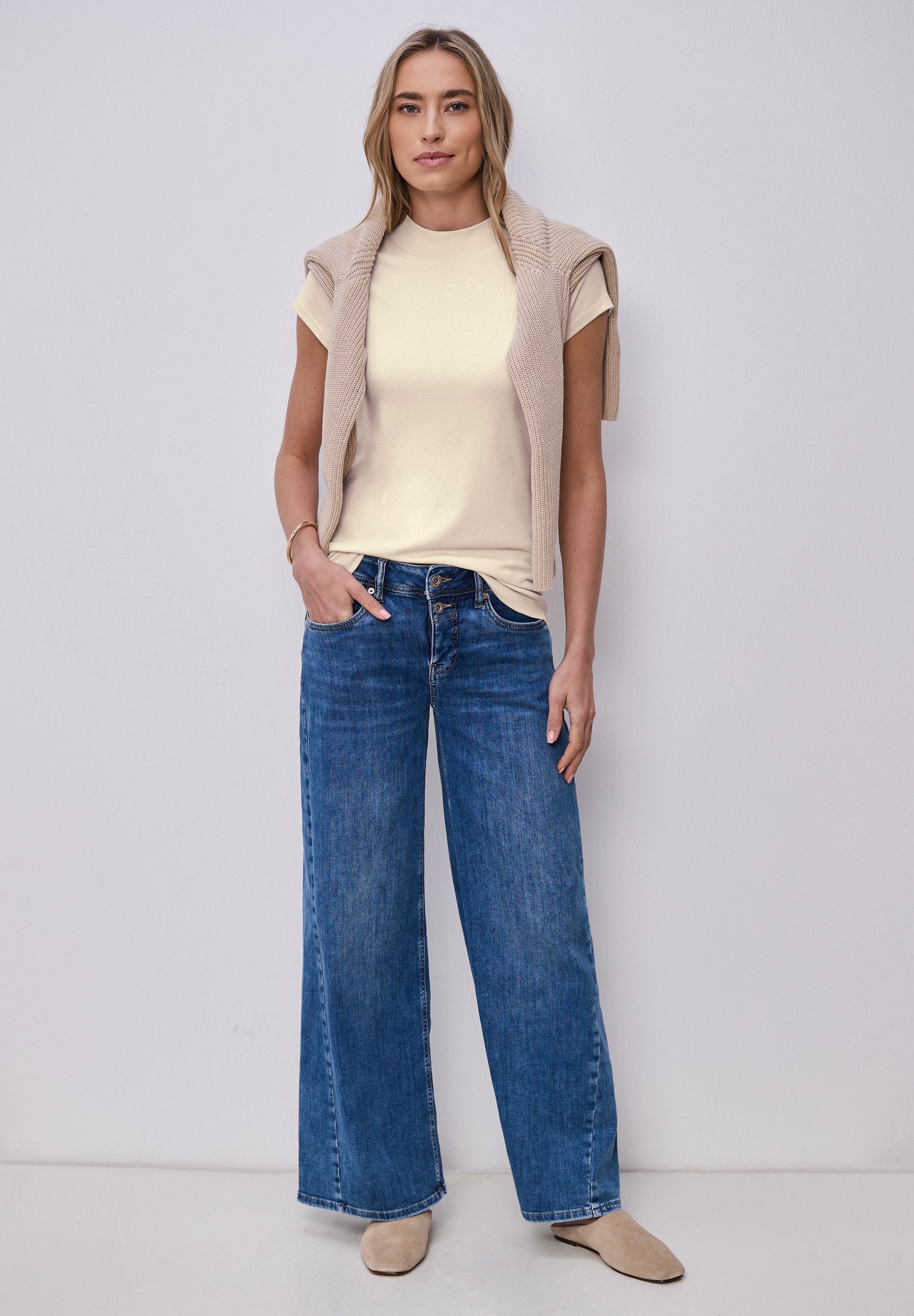 STREET ONE T-Shirt mit Turtleneck