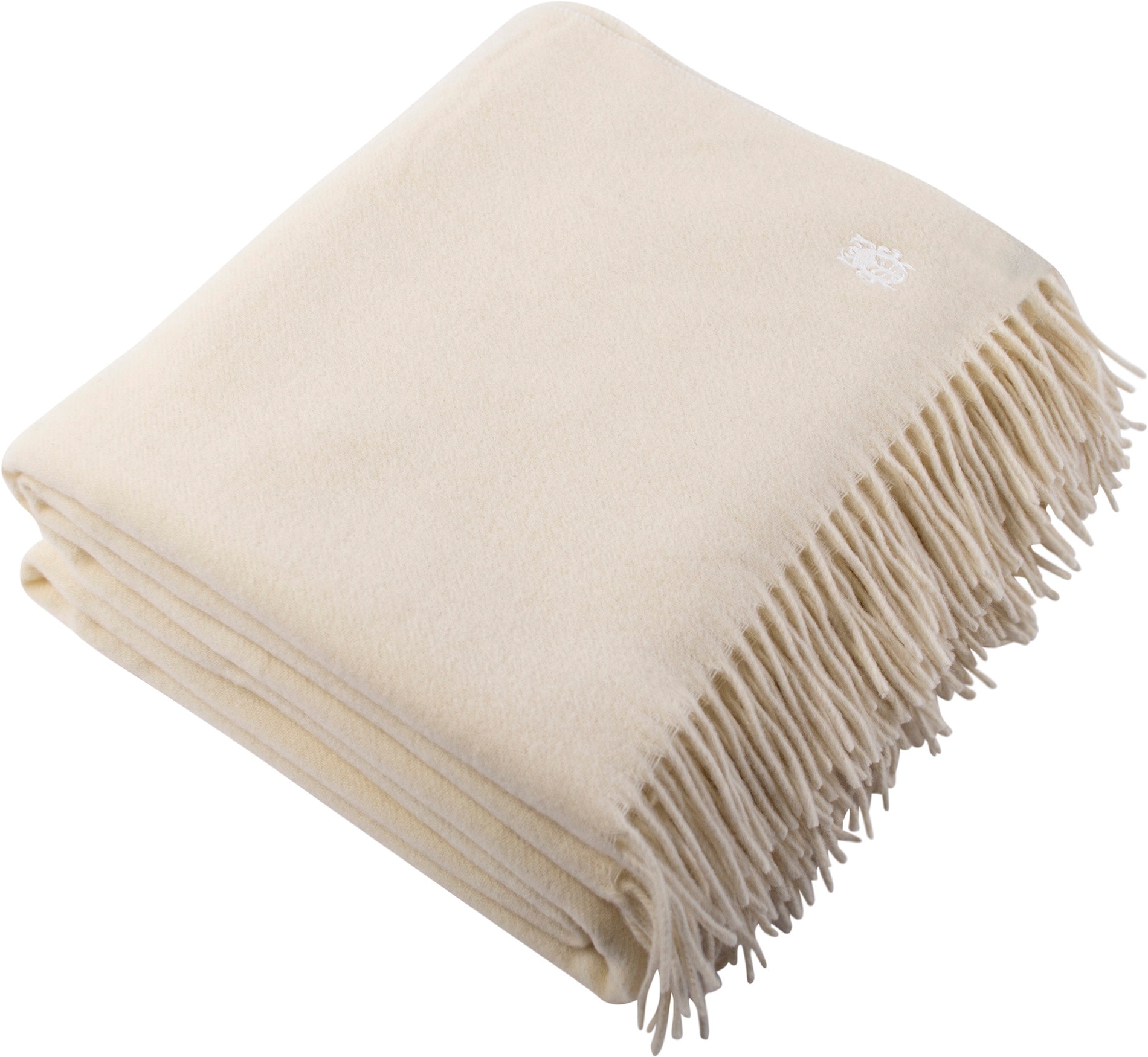 ZOEPPRITZ1828 Wohndecke "Since 1828 Lambswool" klassisch unifarbenes Plaid aus Schurwolle