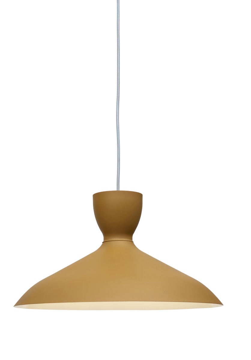 "IT'S ABOUT ROMI Hängeleuchte ""HANOVER"", gelb (senf), 1, Ø 40cm H: 22cm, Leuchten, Gutes leselicht, Hängeleuchte"