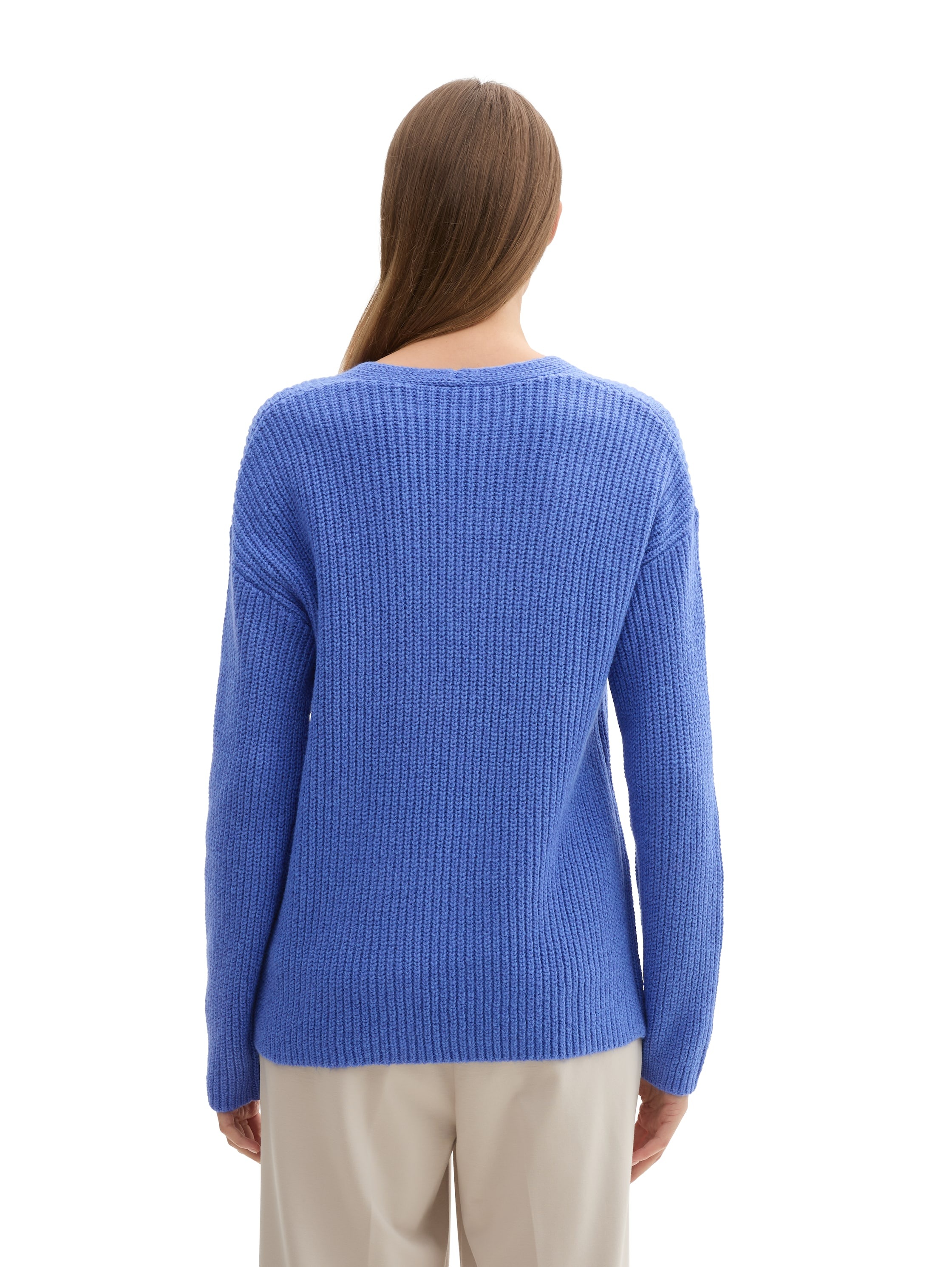 Thumbnail - TOM TAILOR Strickpullover, mit V-Ausschnitt