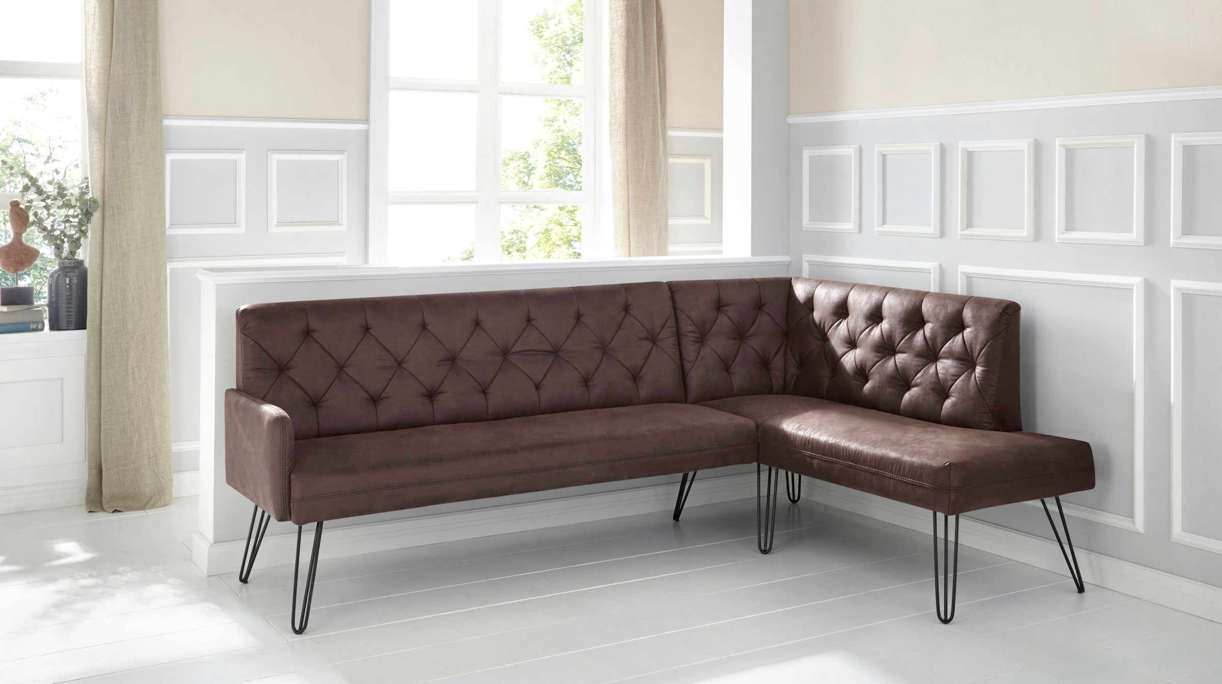 Eckbank - sofa fashion stellbar Raum »Doppio«, Friday im | exxpo BAUR Frei Black
