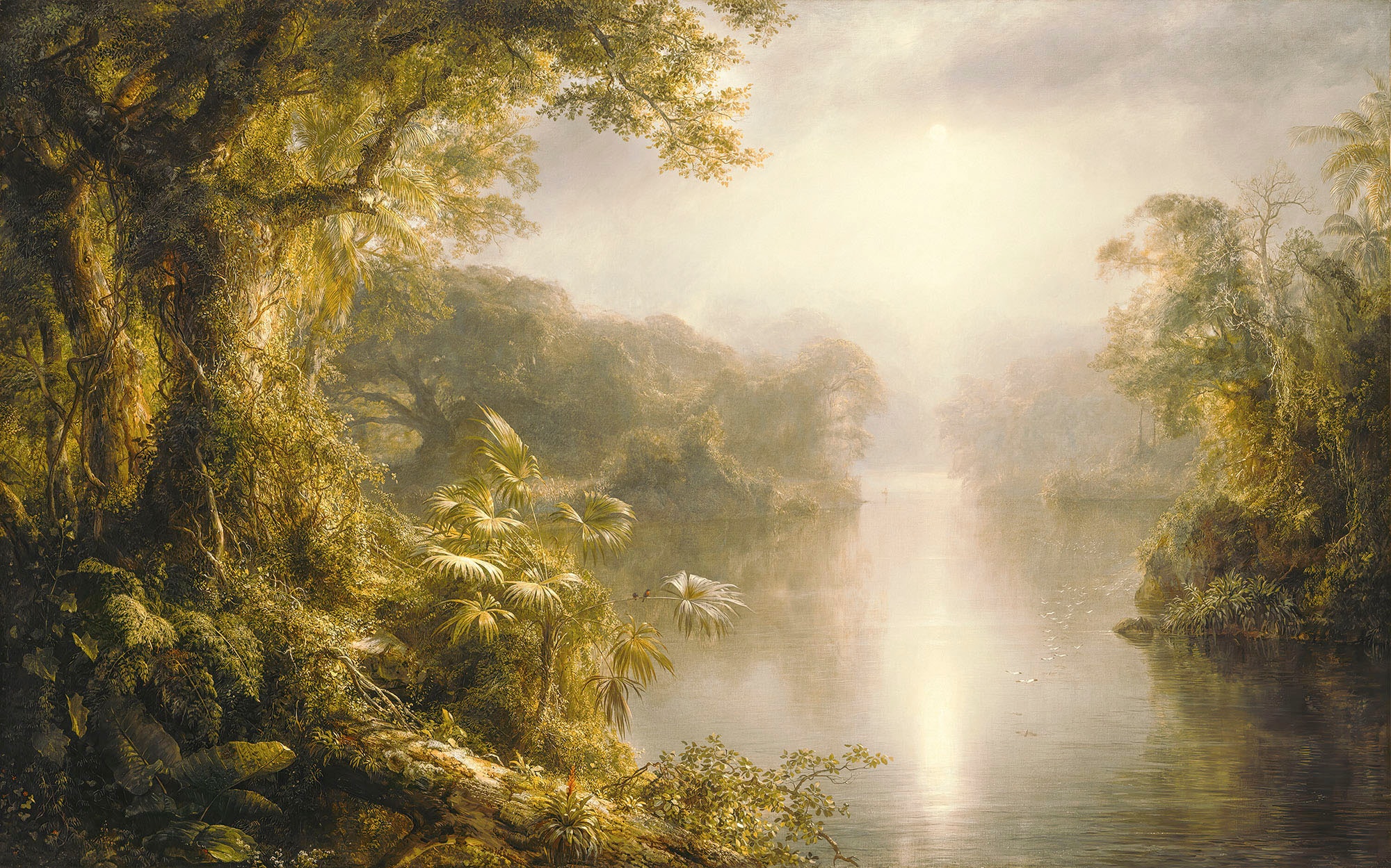 Komar Vliestapete "Digitaldruck Vlies - Rio de Luz - Größe 400 x 250 cm" bedruckt glatt Wohnzimmer, Schlafzimmer