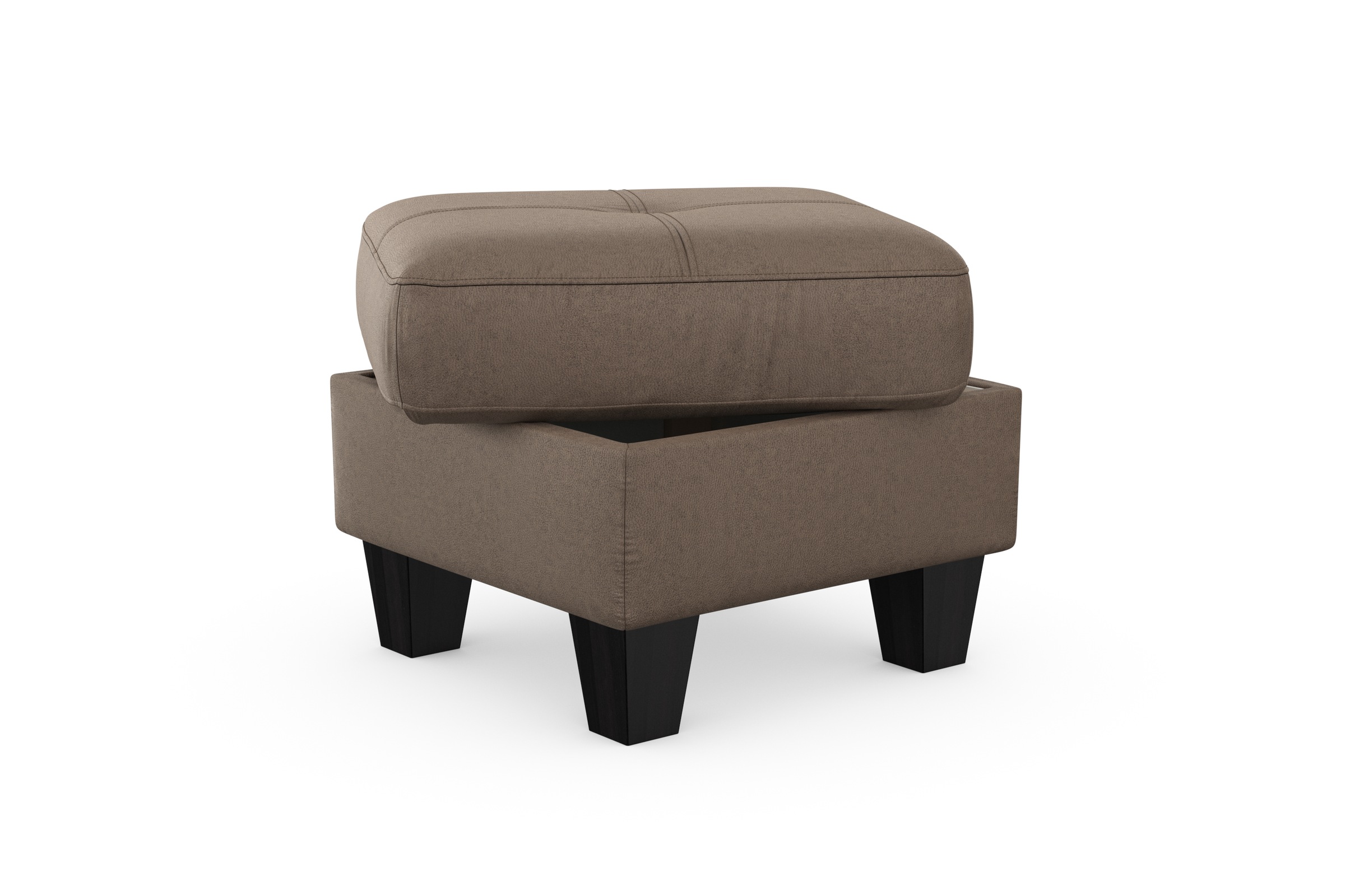 Stauraumhocker SIT & MORE "Belluci", braun (nuss), B:58cm H:48cm T:58cm, Hocker, mit Stauraum 3