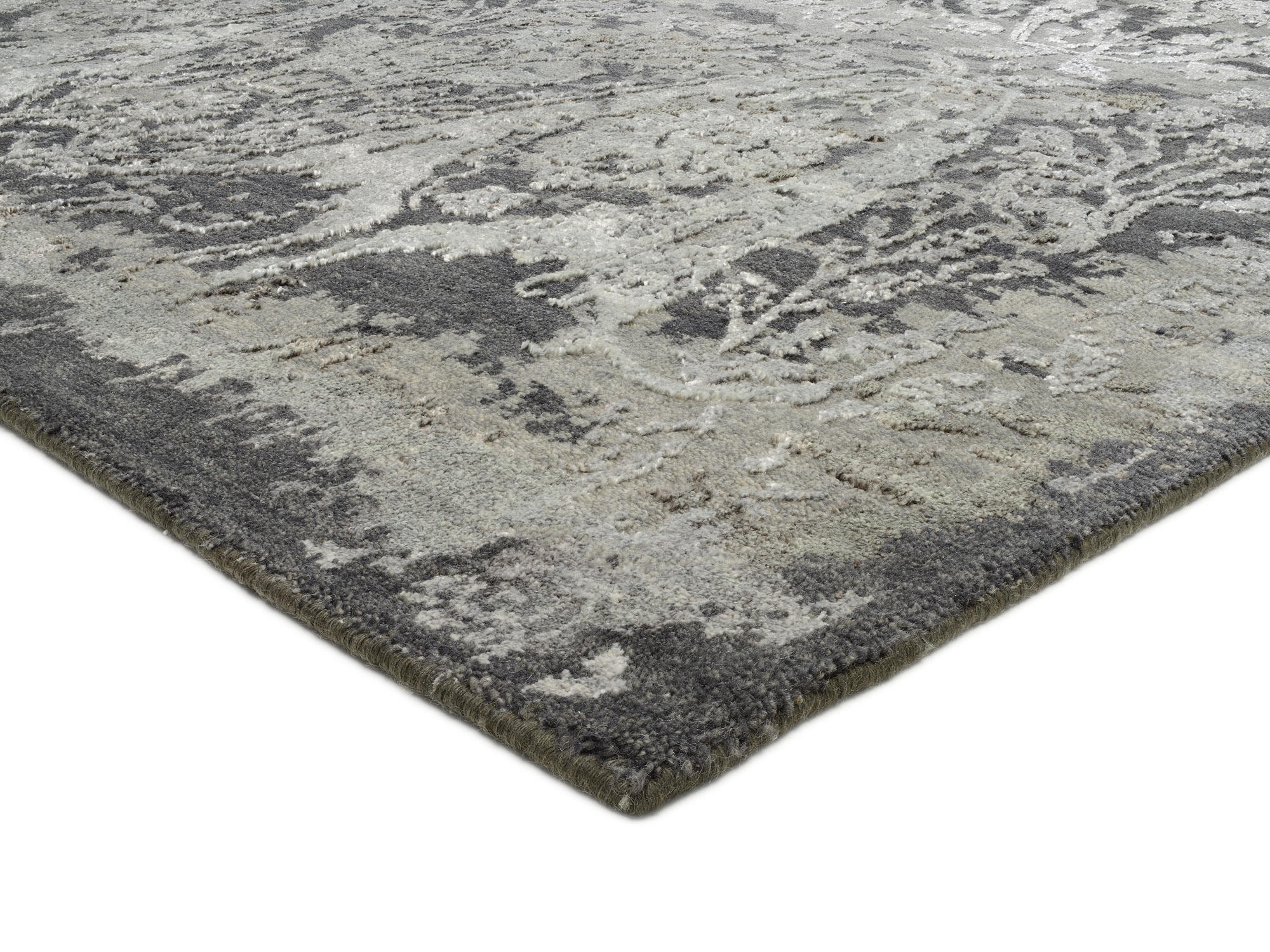 OCI DIE TEPPICHMARKE Teppich »PHENOM HISTORY« rechteckig 10 mm Höhe handgeknüpfter Designer Teppich Naturfaser Kurzflor