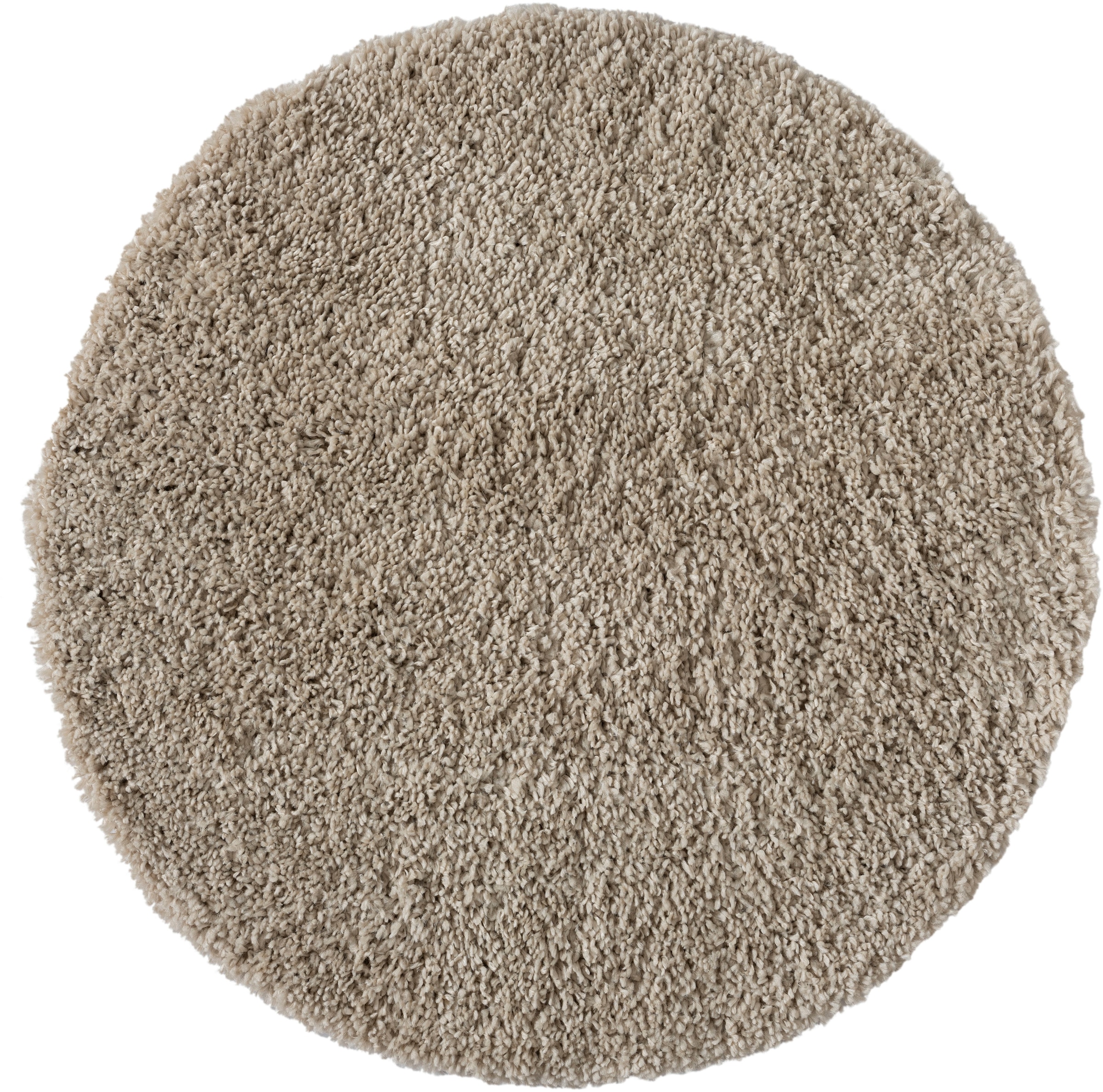 Myflair Möbel & Accessoires Hochflor-Teppich »My Shaggy«, rund, 37 mm Höhe, Shaggy, Uni Farben, leicht glänzend, Microfaser, extra flauschig