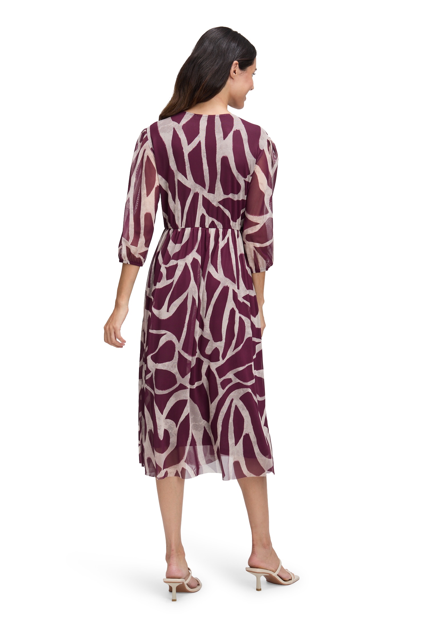 Betty&Co Druckkleid »Betty & Co Damen Mesh-Kleid mit Print«