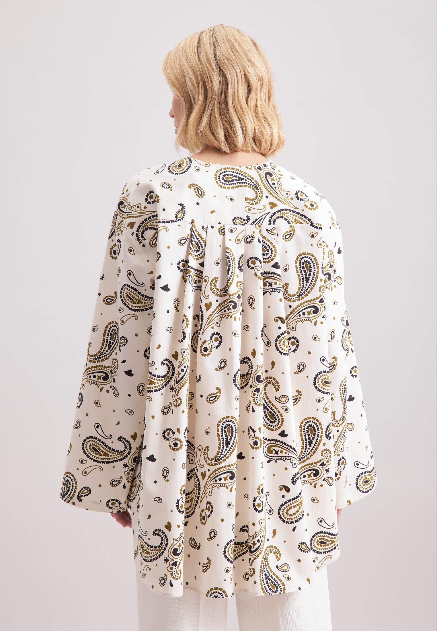 seidensticker Klassische Bluse "Schwarze Rose", Tunika Paisley günstig online kaufen