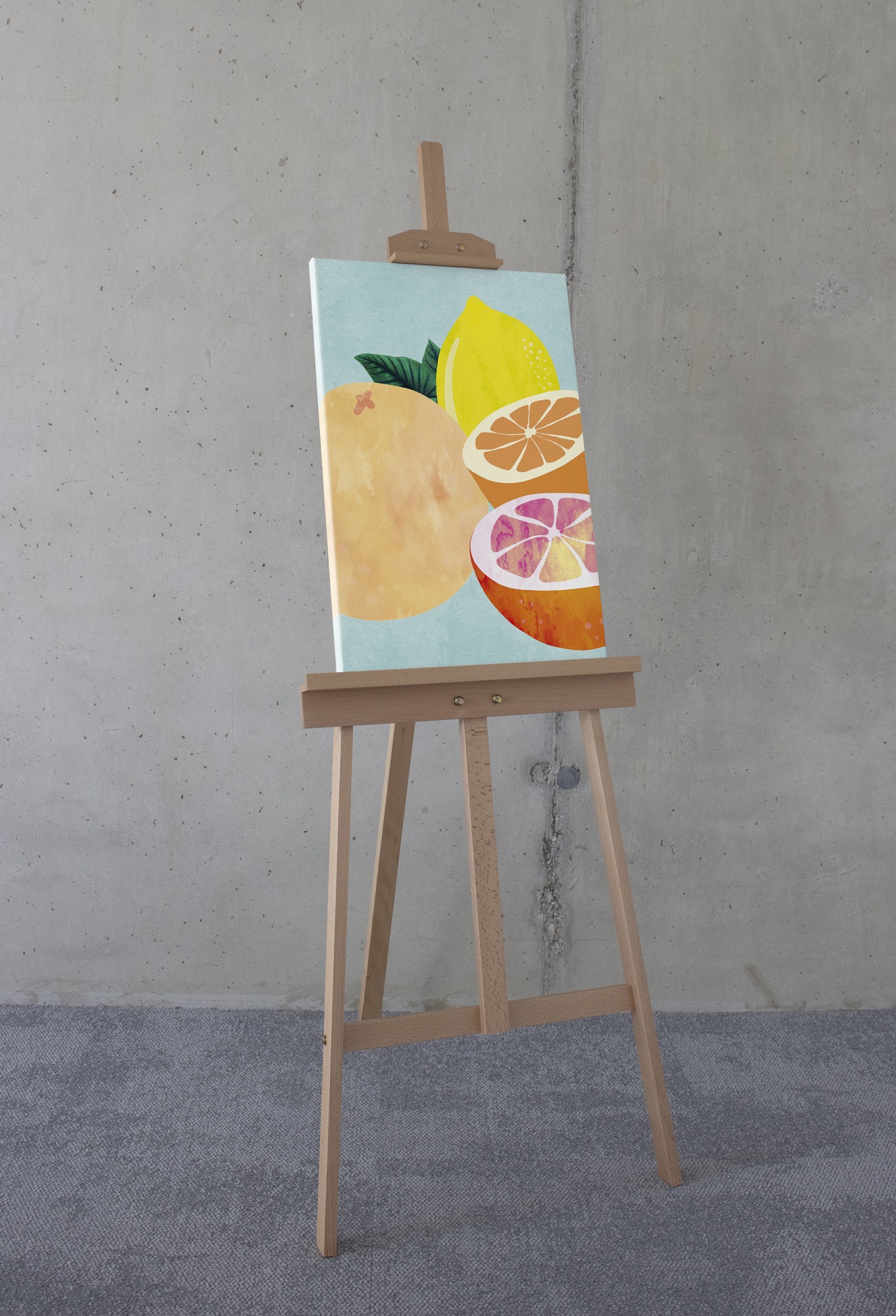 Komar Leinwandbild »Mint and Lemonade - Größe 40 x 60 cm«, Natur, (1 St.), Keilrahmenbild mi Echtholzrahmen