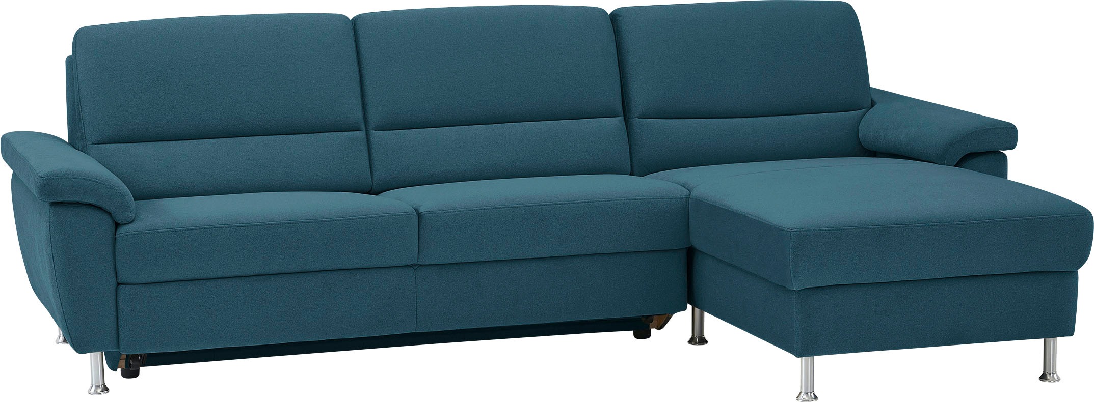CALIZZA INTERIORS Ecksofa »Onyx L-Form«, Recamiere links oder rechts, wahlweise mit Bettfunktion, Breite 270 cm
