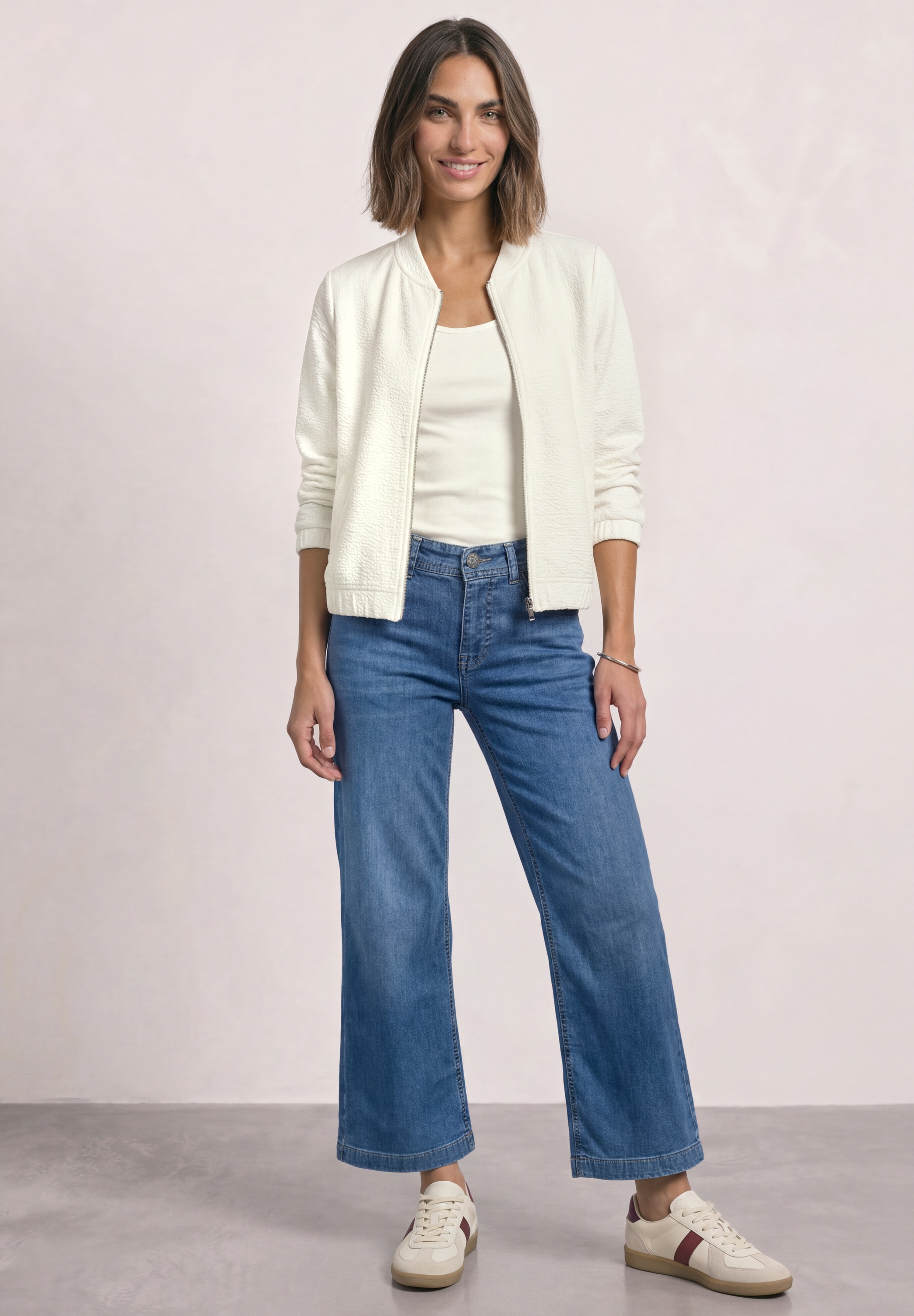 STREET ONE Blouson ohne Kapuze mit 3/4 Ärmeln