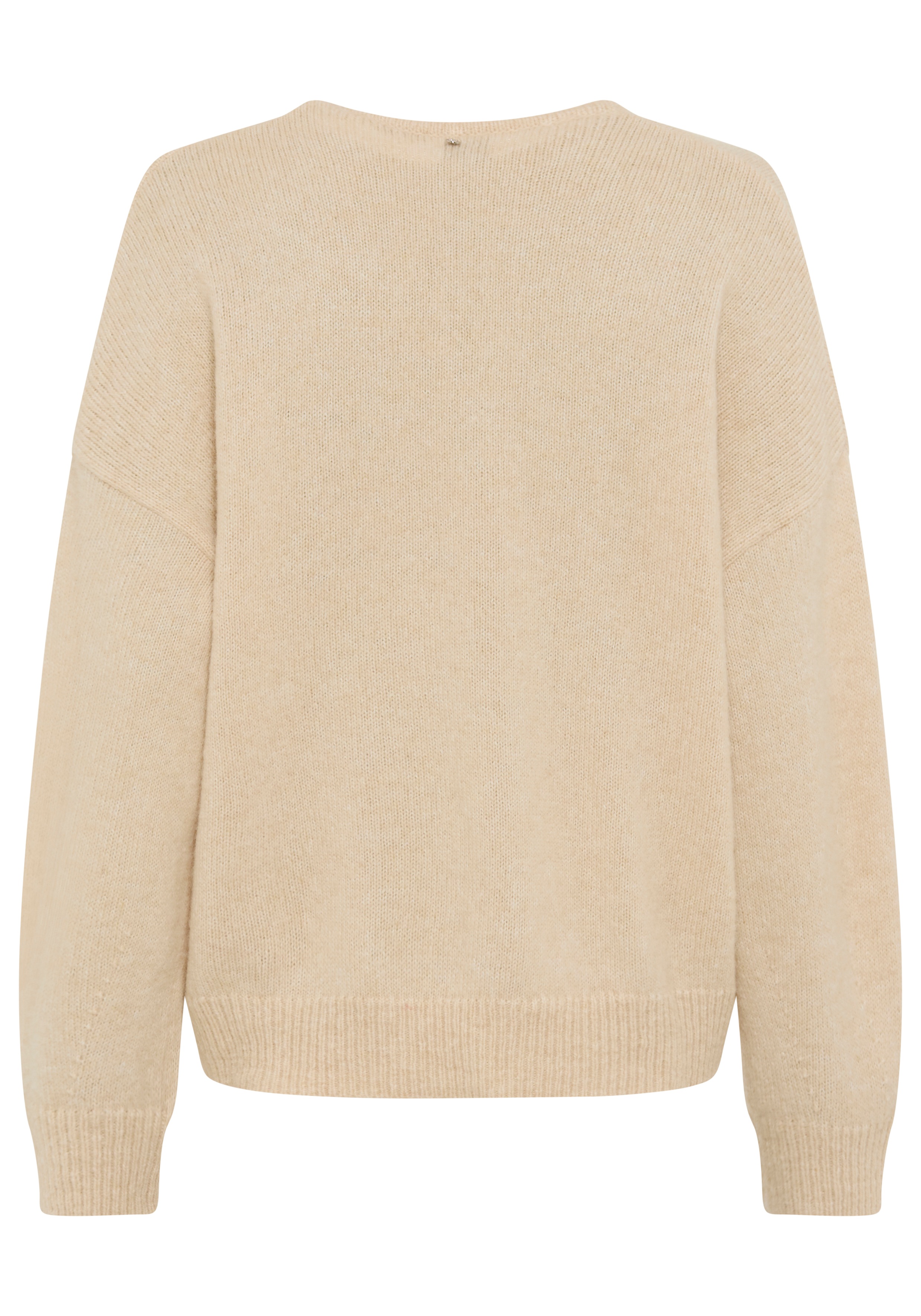 Thumbnail - BOSS ORANGE Strickpullover "Fondyssa Premium Damenmode" im Relaxed Fit, V-Ausschnitt