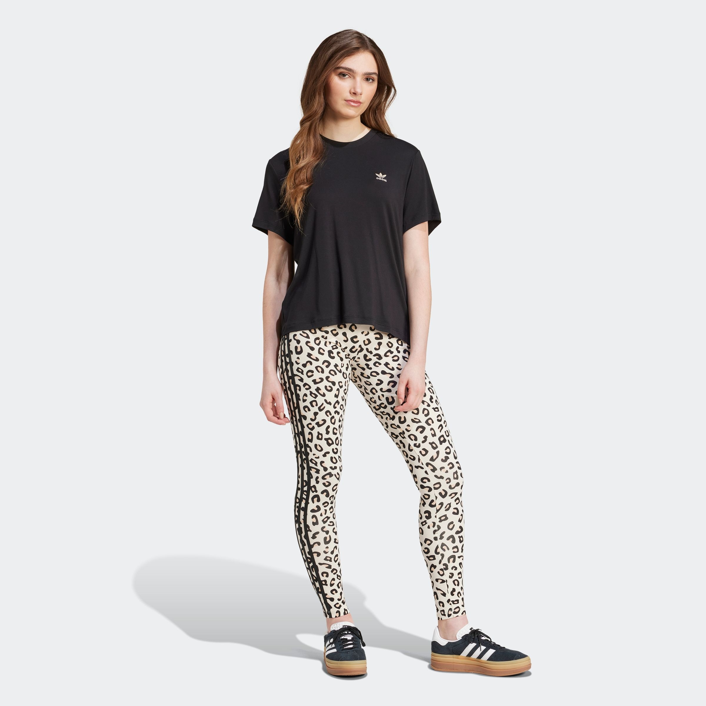 adidas Originals T-Shirt »TREFOIL TEE LEO«
