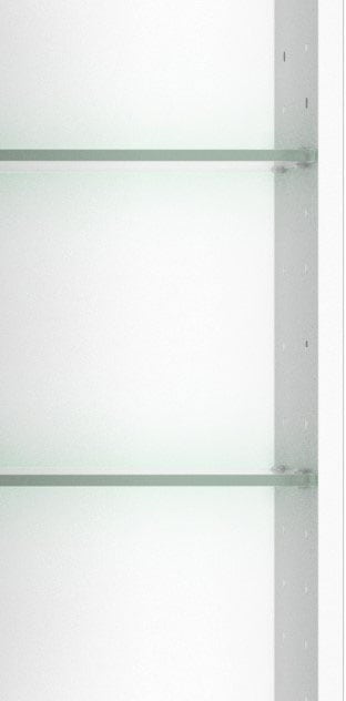 HELD MÖBEL Spiegelschrank »Trento, verschiedene Ausführungen und Farben«, Breite  80 cm, mit 3D-Effekt, Spiegeltüren, Inklusive LED-Beleuchtung | BAUR