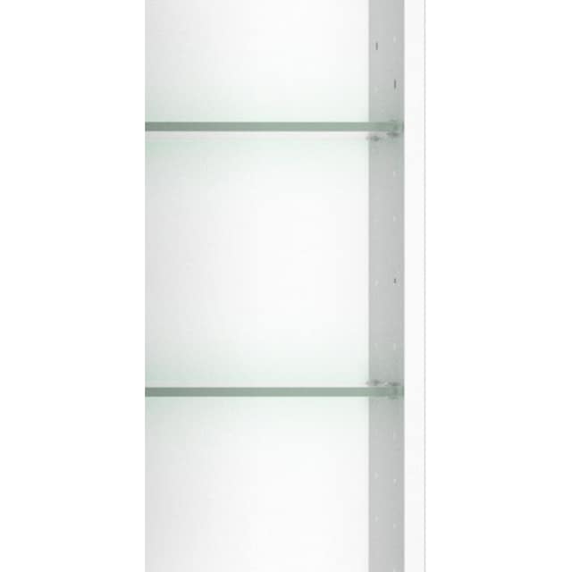 HELD MÖBEL Spiegelschrank »Trento, verschiedene Ausführungen und Farben«, Breite  80 cm, mit 3D-Effekt, Spiegeltüren, Inklusive LED-Beleuchtung | BAUR