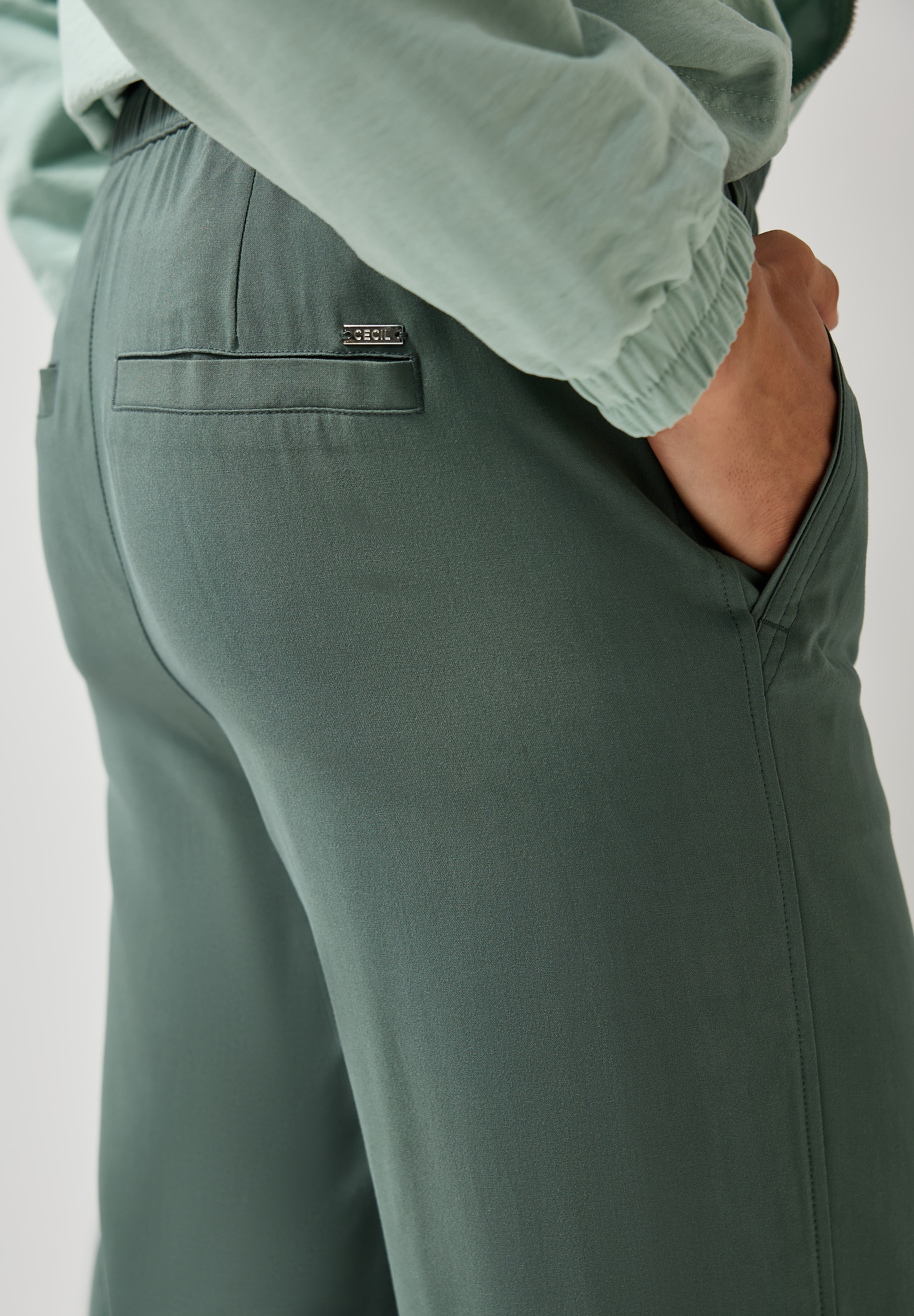 Thumbnail - Cecil Stoffhose "Style Neele" Sommerhose mit elastischem Bund mit Tunnelzug