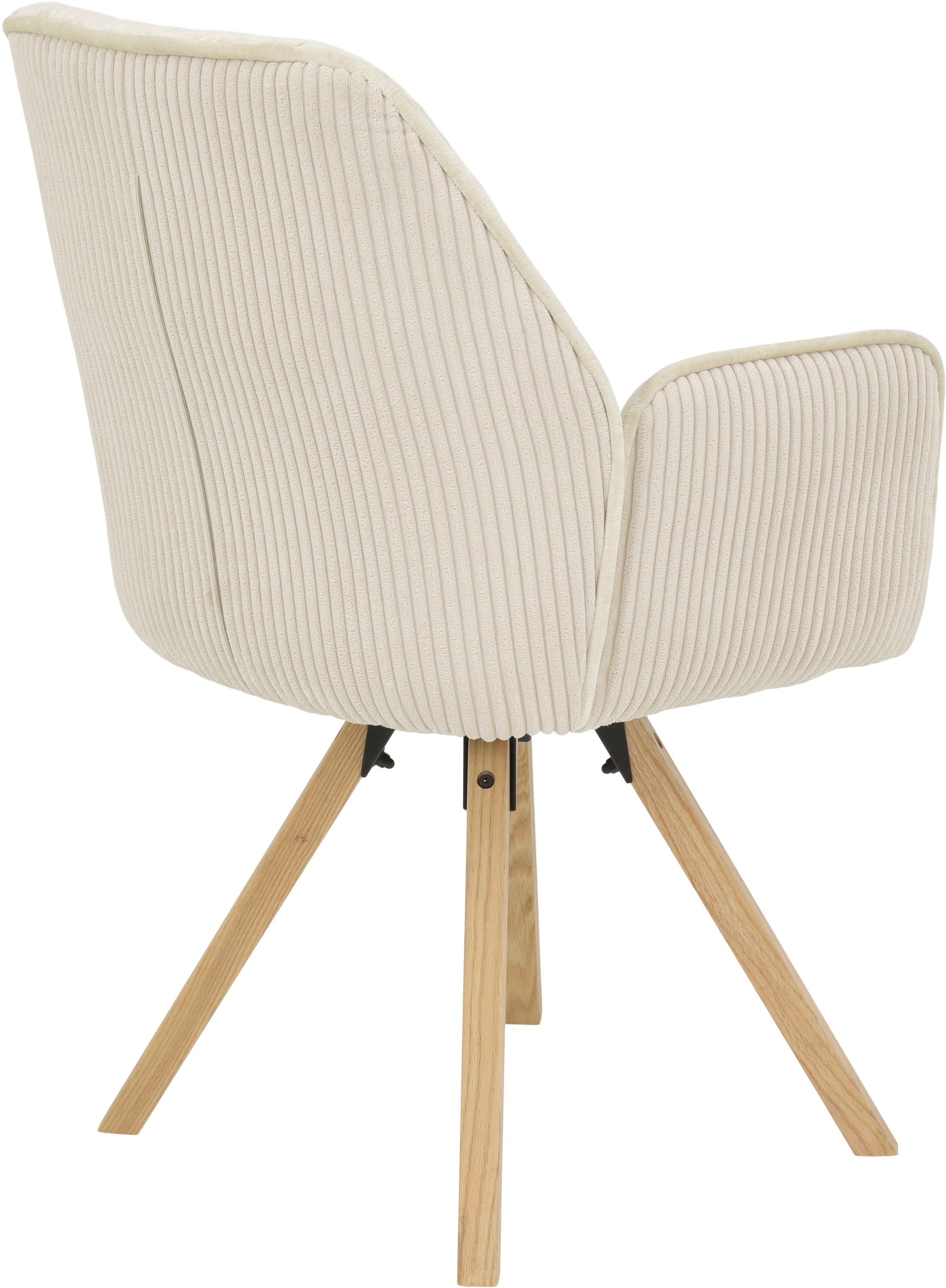HELA Esszimmerstuhl »BEATRIX«, 2er-Set, Auto-Return 270°, Gestell Massivholz