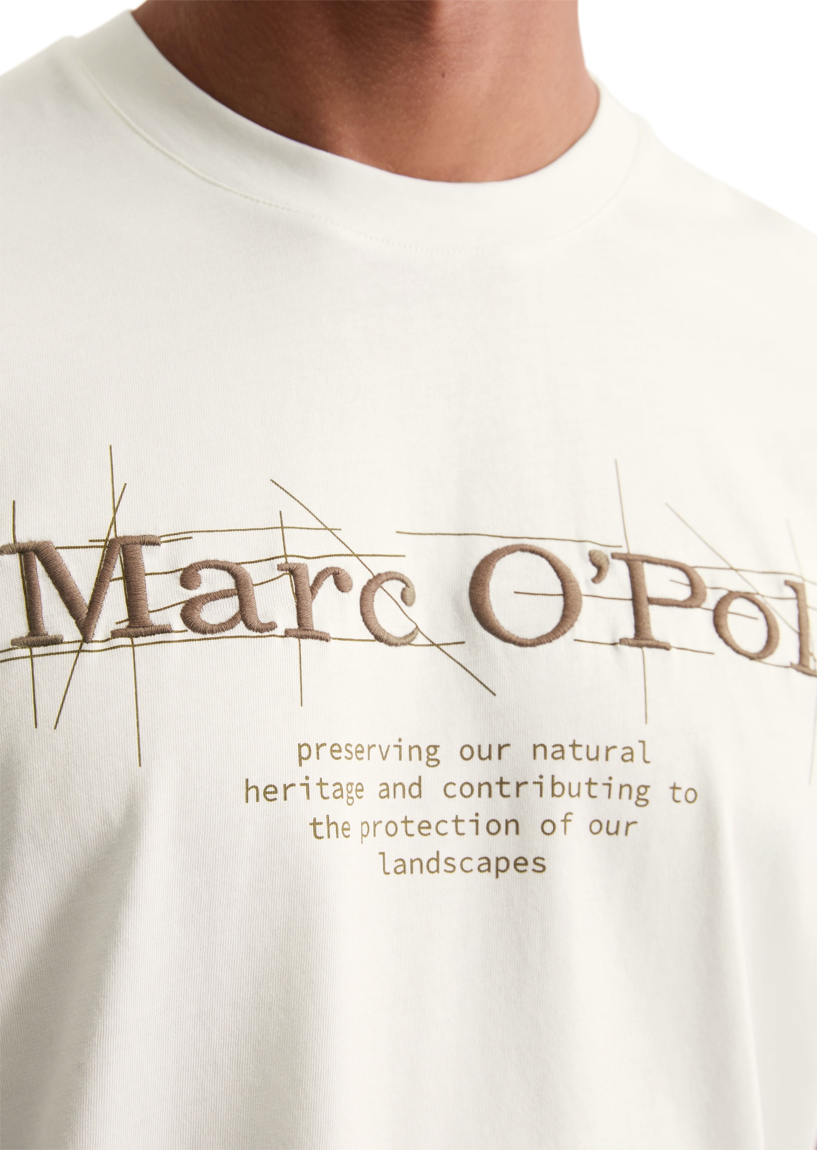 Marc O'Polo T-Shirt »aus reiner Bio-Baumwolle«
