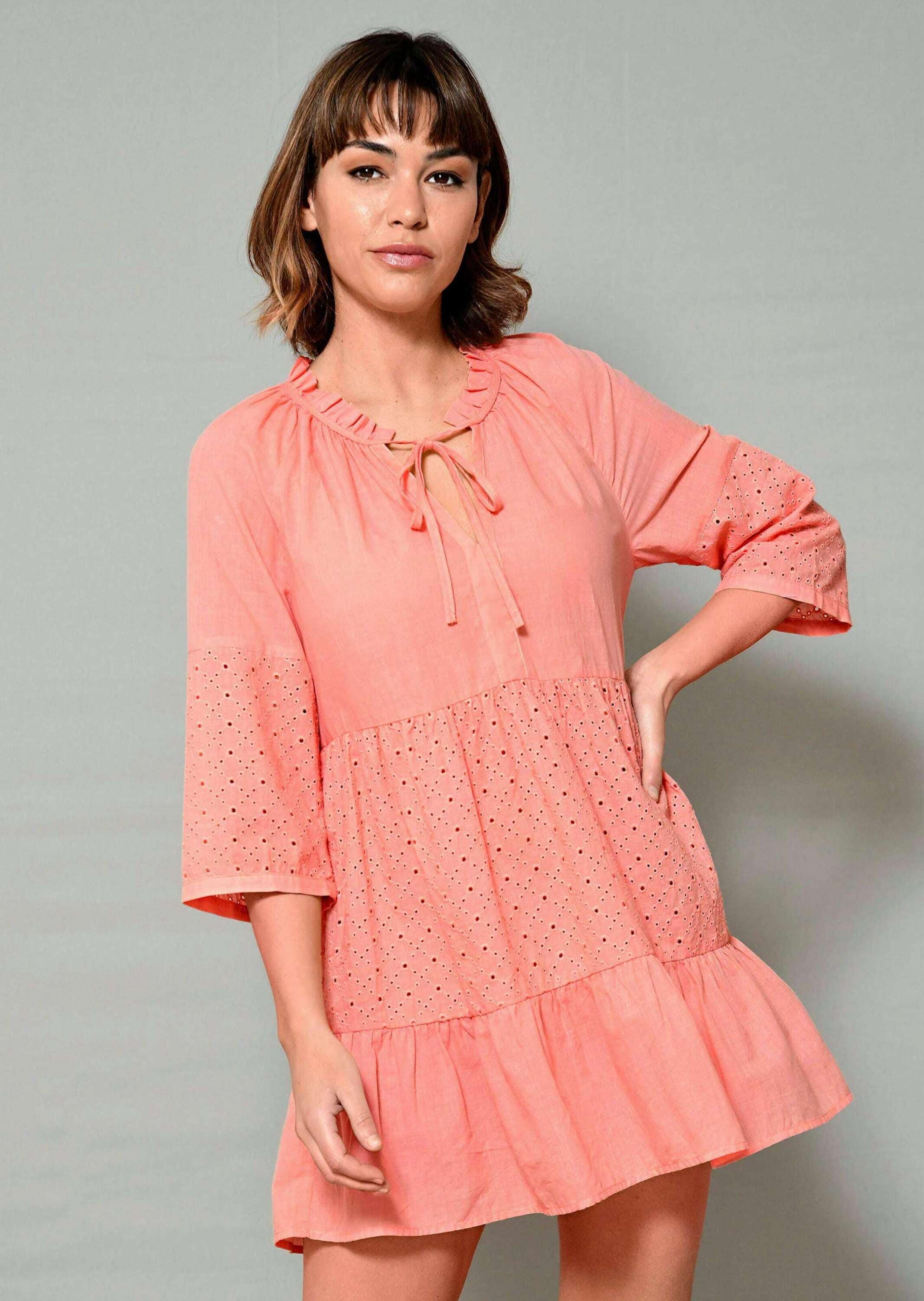 Alba Moda Tunika »Tunika Tunika mit modischer Lochstickerei«