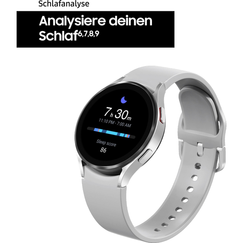 Samsung Smartwatch »Galaxy Watch 4-40mm LTE«, (Wear OS by Google Fitness Uhr, Fitness Tracker, Gesundheitsfunktionen)