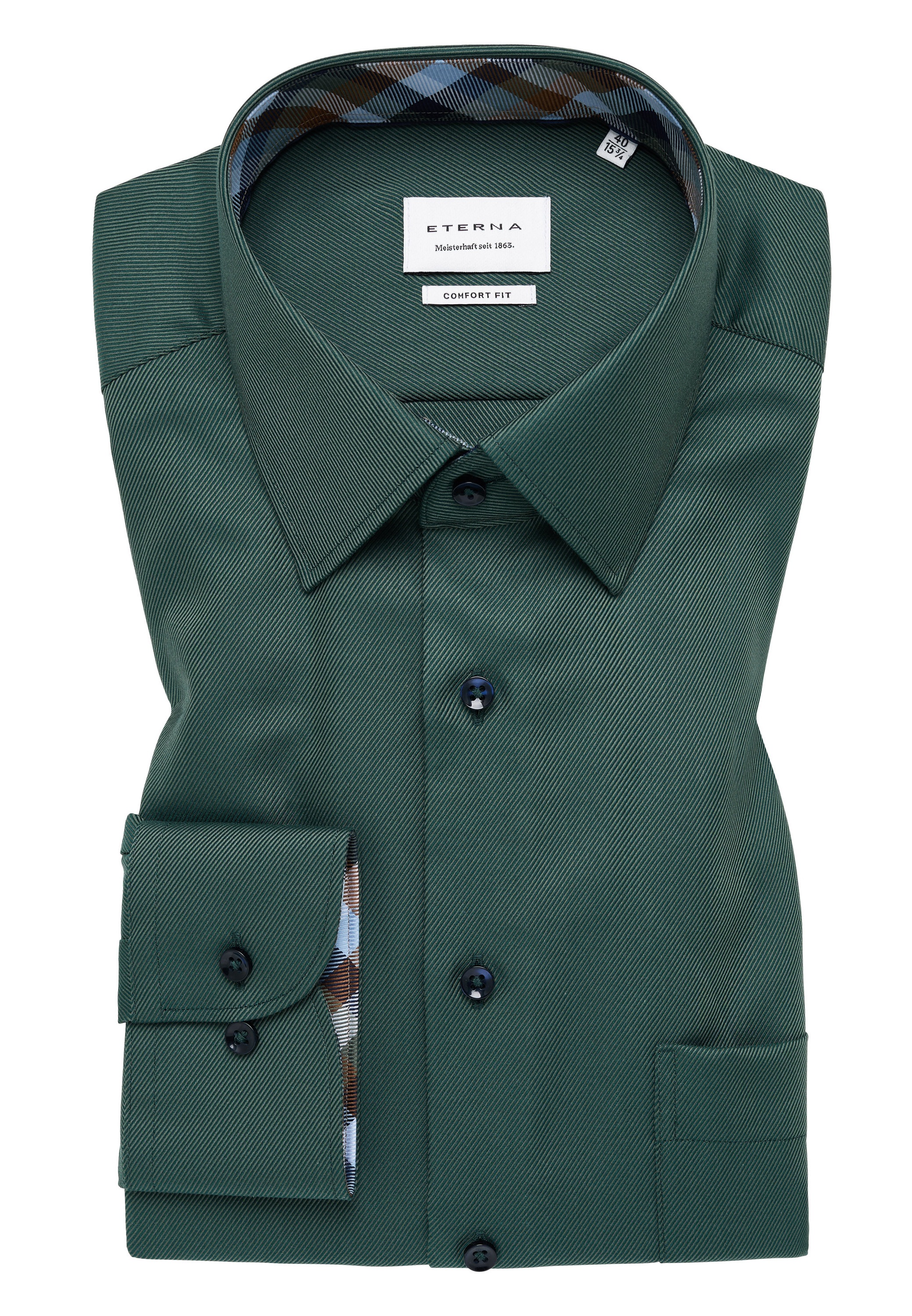 Eterna Langarmhemd »COMFORT FIT«, NON IRON (bügelfrei)