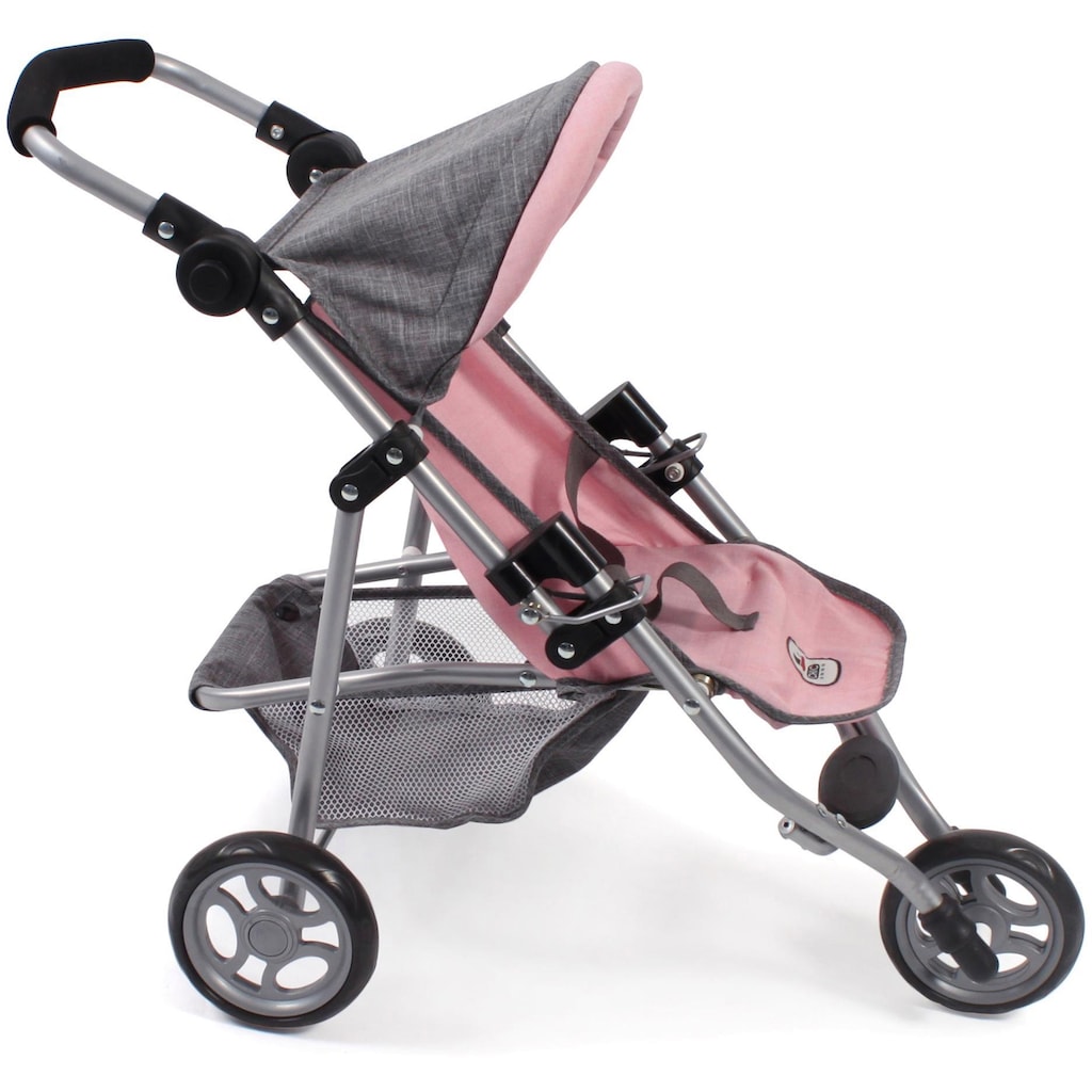 CHIC2000 Puppenbuggy »Jogging-Buggy Lola, Grau-Rosa«