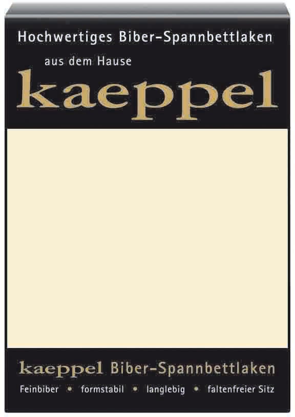 Kaeppel Spannbettlaken "Spannbettlaken Biber" 100% Baumwolle, kuschelig wei günstig online kaufen