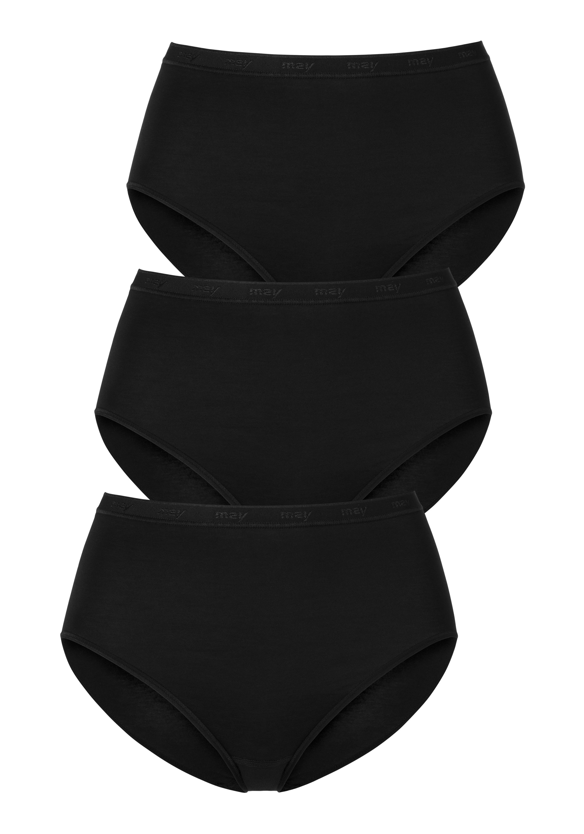 Mey Taillenslip "Best of" Packung, 3 Stk. mit hoher Leibhöhe für eine bequeme Passform