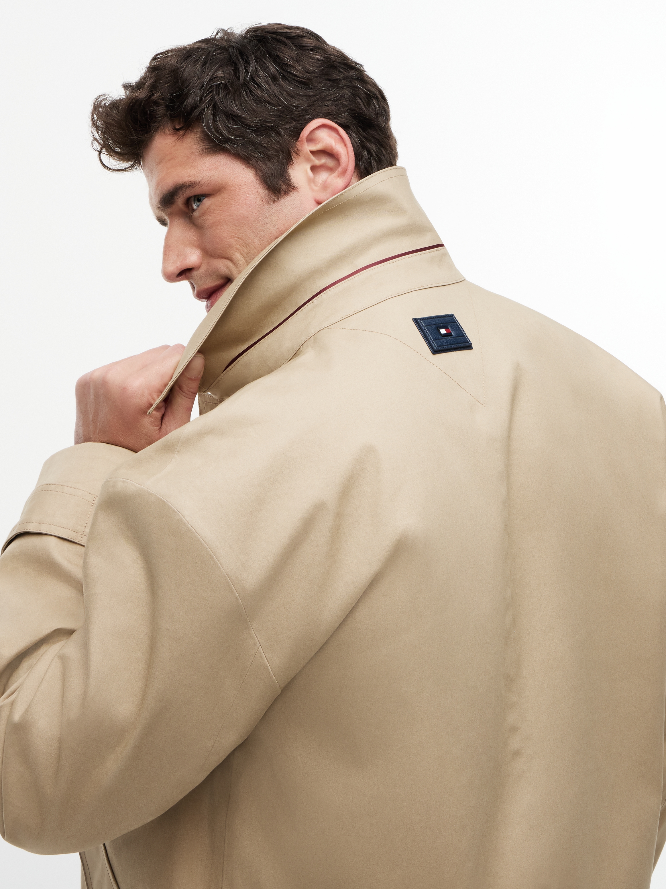 Tommy Hilfiger Langmantel »DC TECHNICAL COTTON CARCOAT«
