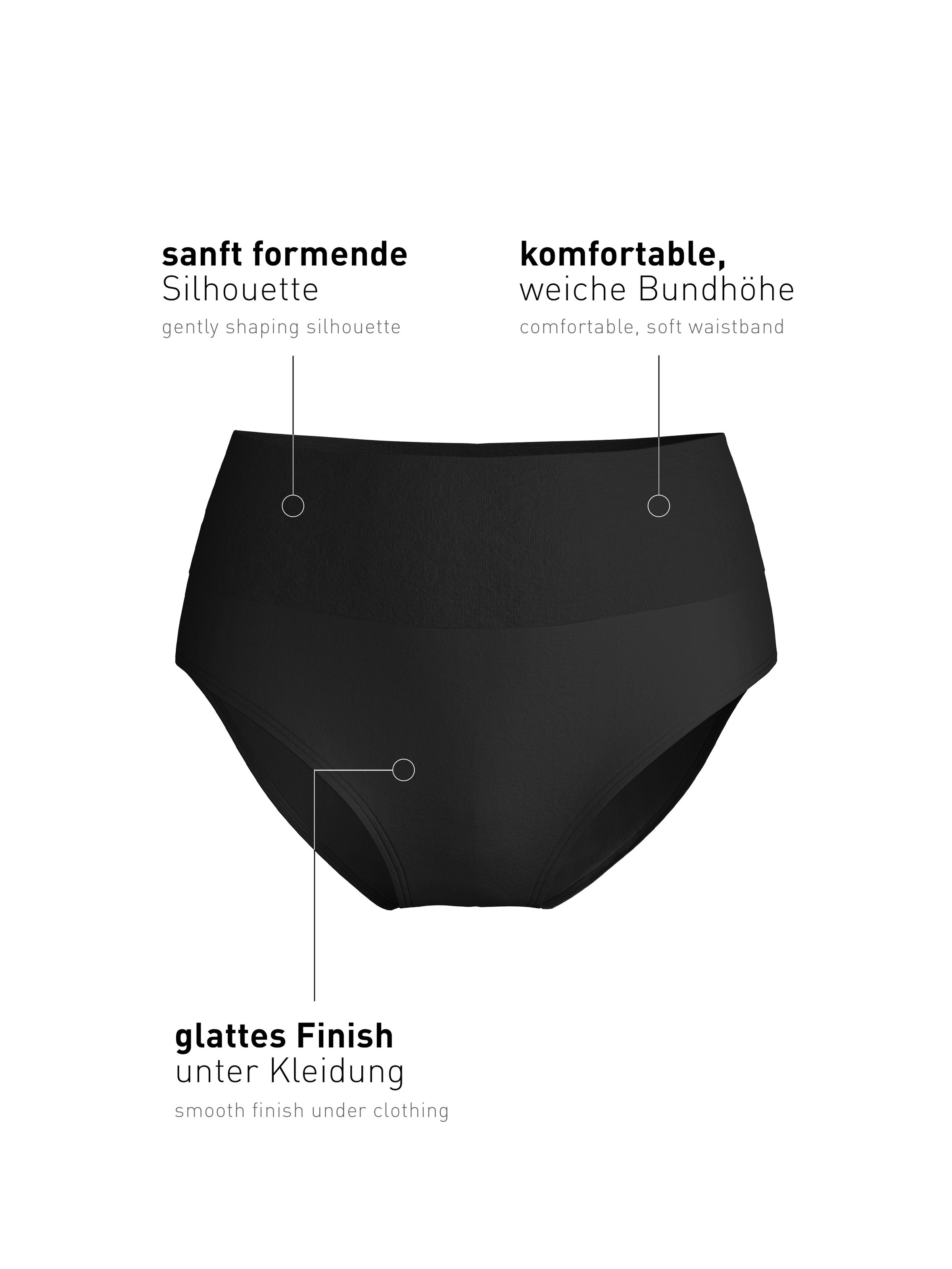 CALIDA Taillenslip »Seamless Shape« mit leichtem Shape-Effekt,