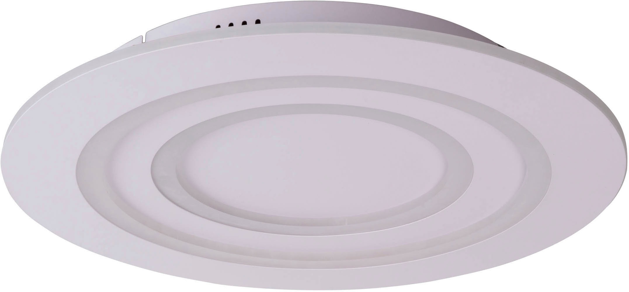 näve LED Deckenleuchte »Mirel«, 1 flammig, Leuchtmittel LED-Modul | LED fest integriert, RGB, CCT, Memory, Nachtlicht, stufenlos dimmbar per Funk-Fernbedienung