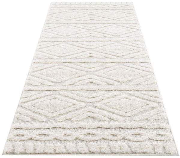 Carpet City Hochflor-Läufer »Focus 3382«, rechteckig, Boho-Teppich, besonders  weich, Hoch Tief Struktur, Wohnzimmer auf Rechnung | BAUR | Shaggy-Teppiche