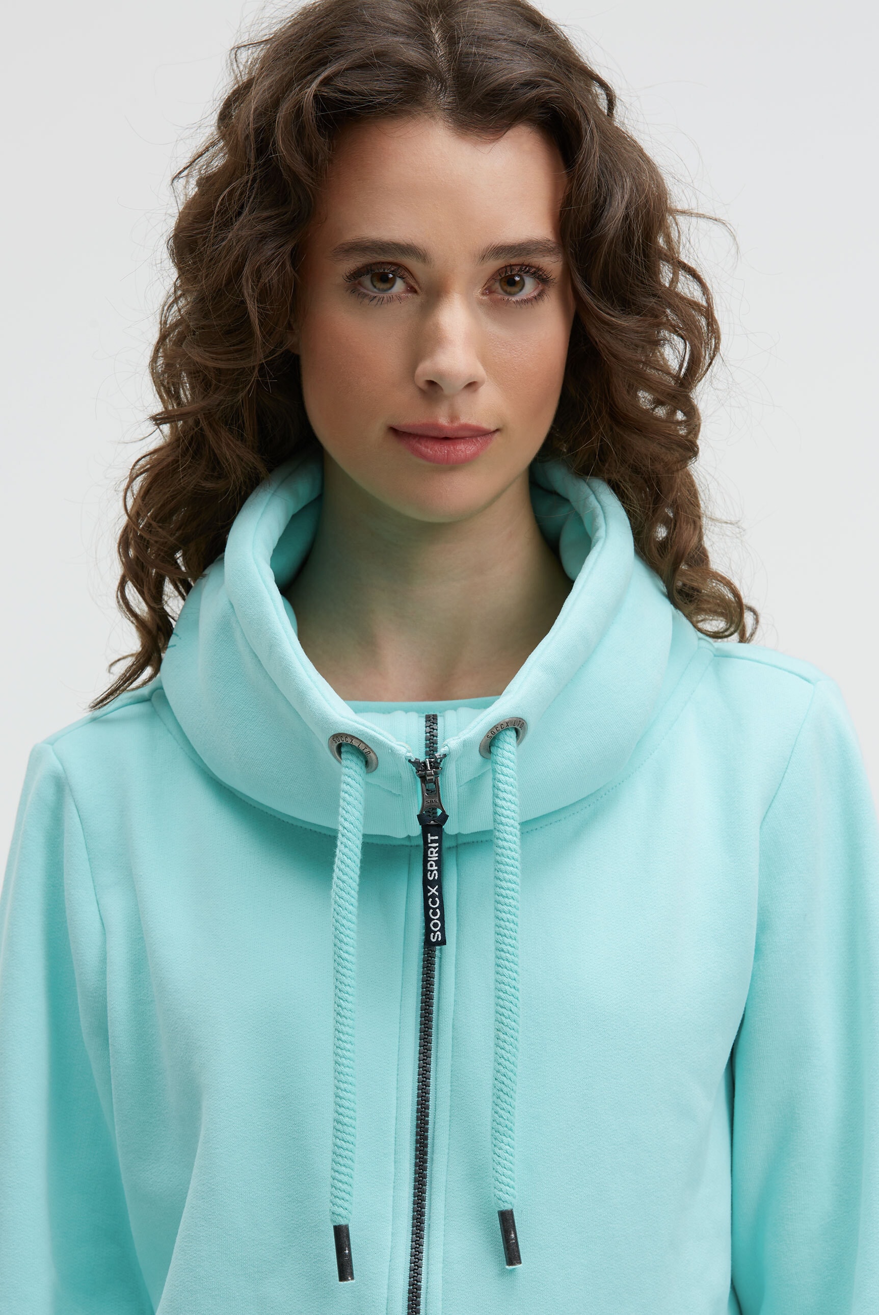 SOCCX Sweatjacke mit weicher Innenseite
