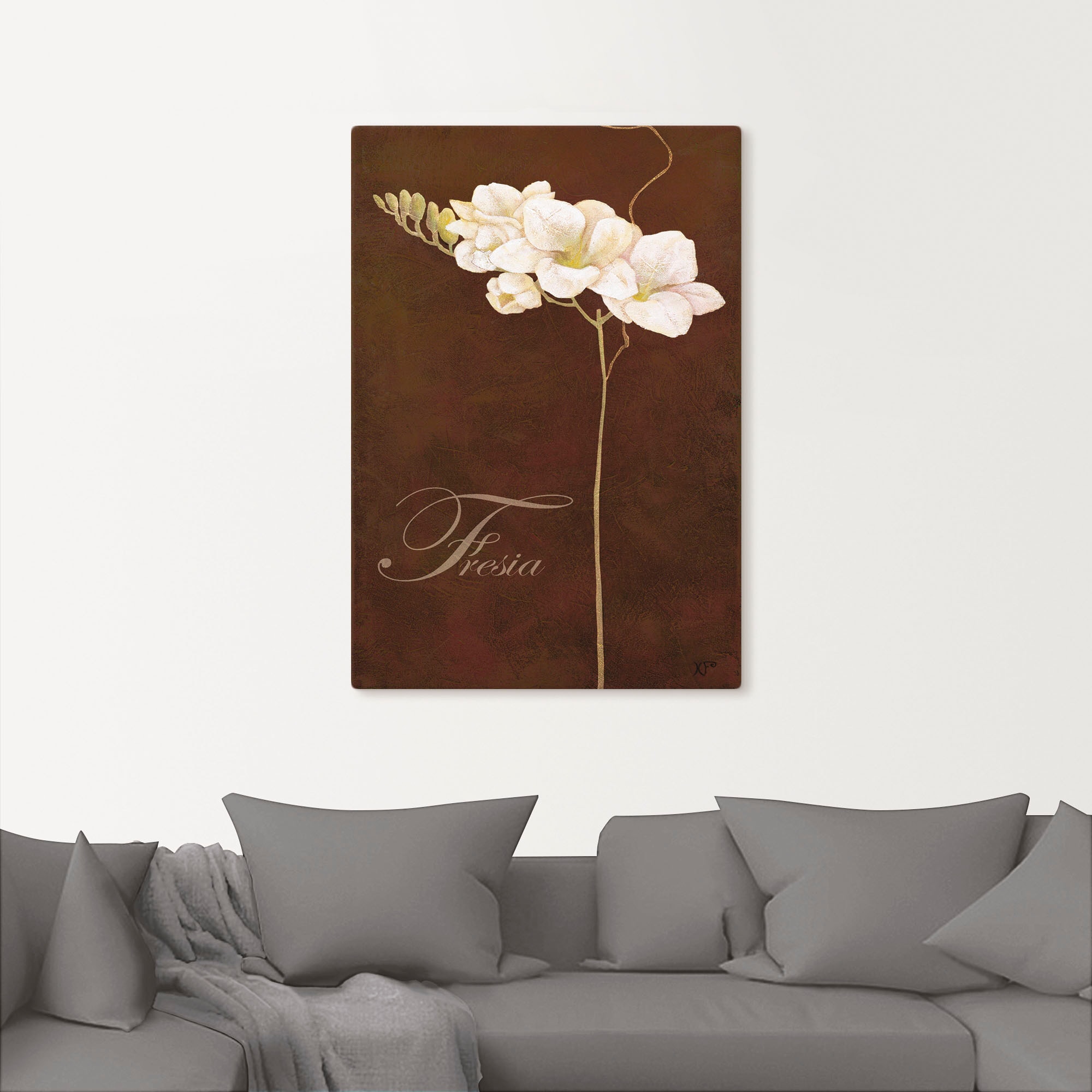 Artland Wandbild »Freesie«, Blumen, (1 St.), als Leinwandbild in verschied. Größen