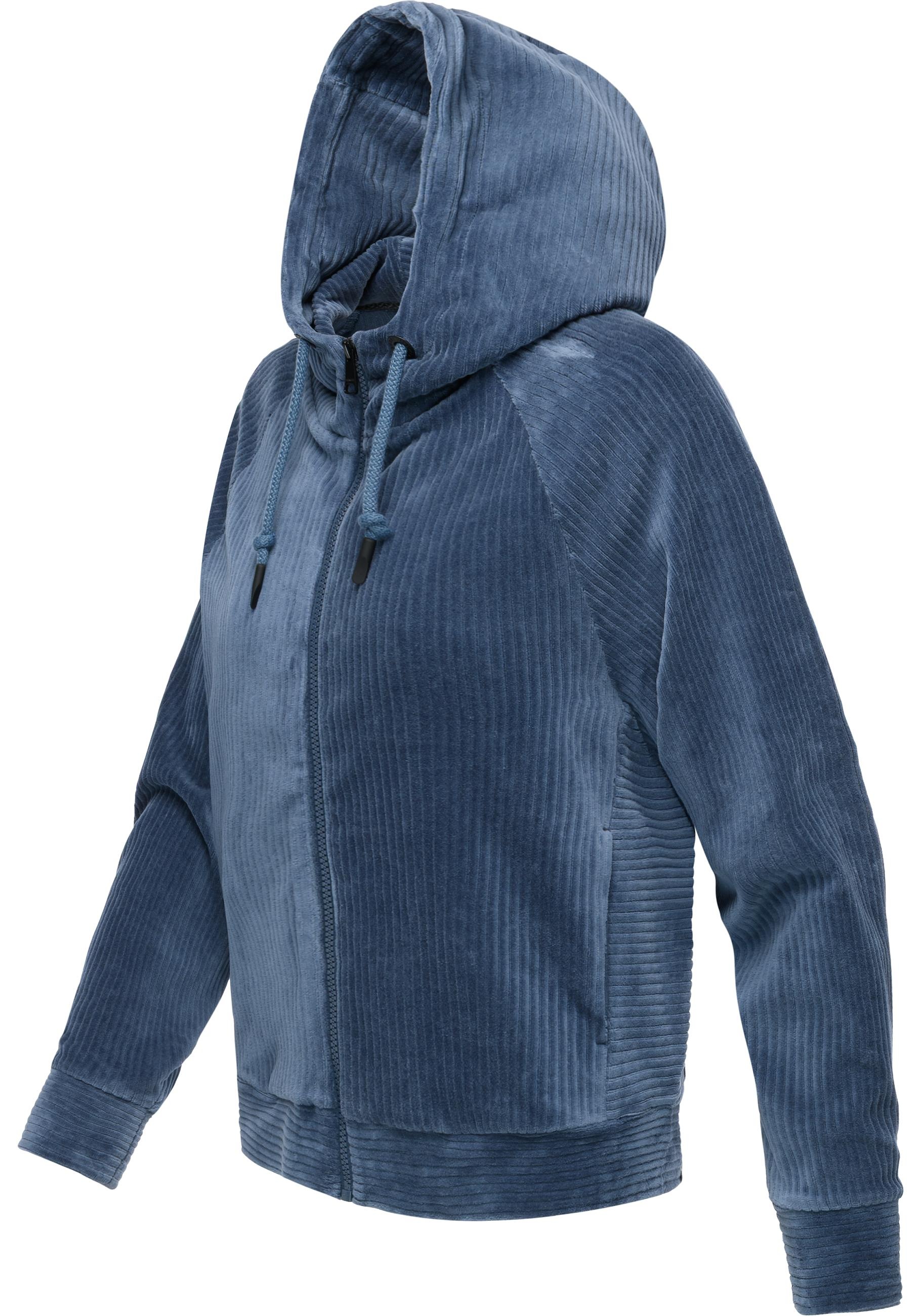 Ragwear Sweatjacke »Corduly Cordy«, Freizeitjacke aus weichem Kord