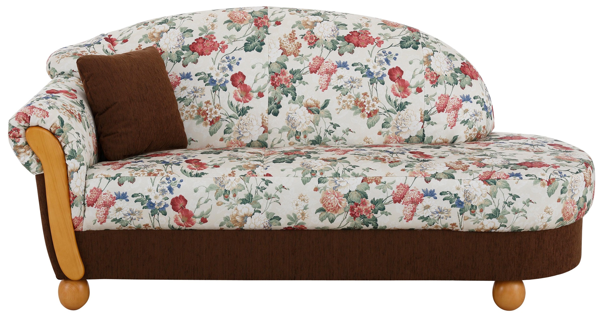 Home affaire Ottomane "Milano, bequemes solitär Sofa im Landhaus-Stil, B/T/ günstig online kaufen
