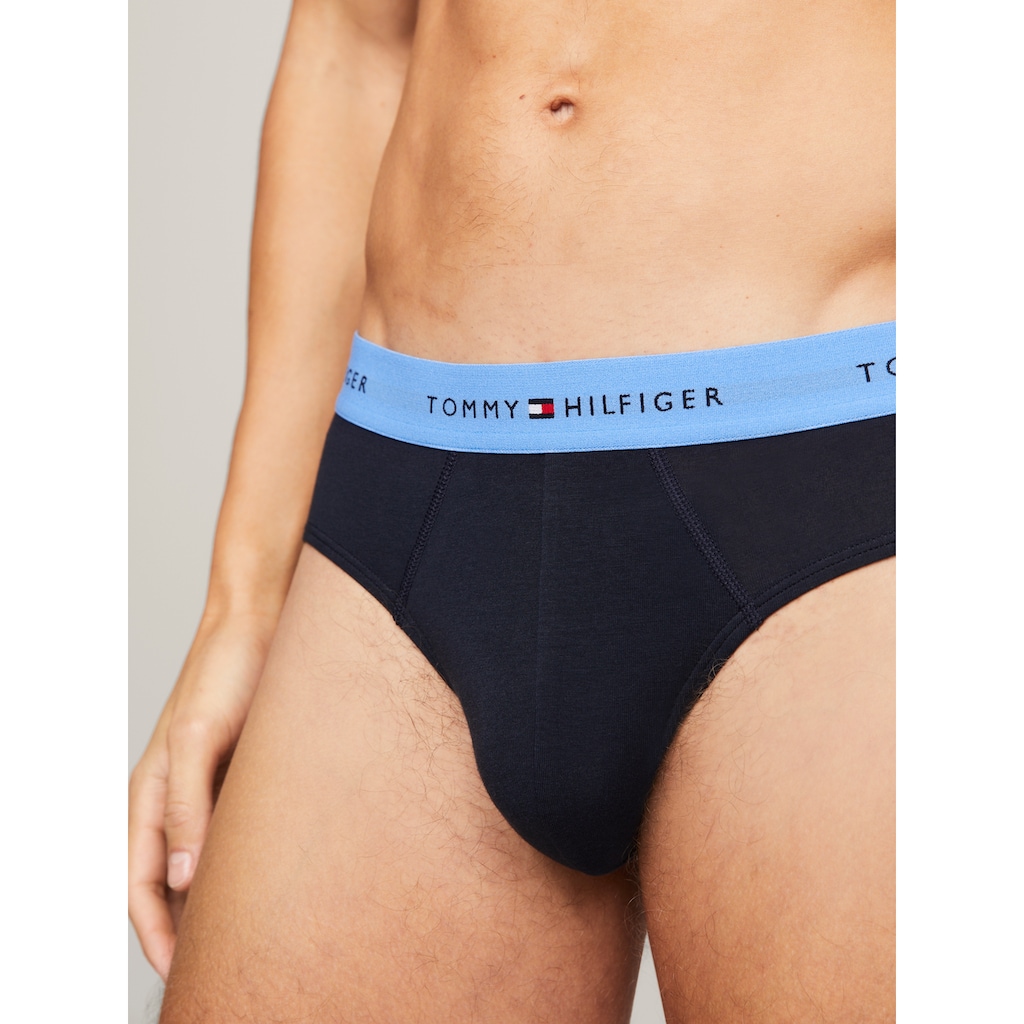 Tommy Hilfiger Underwear Jazz-Pants Slips »3P BRIEF WB«, (Packung, 3 St., 3er-Pack), mit Tommy Hilfiger Logo-Elastikbund