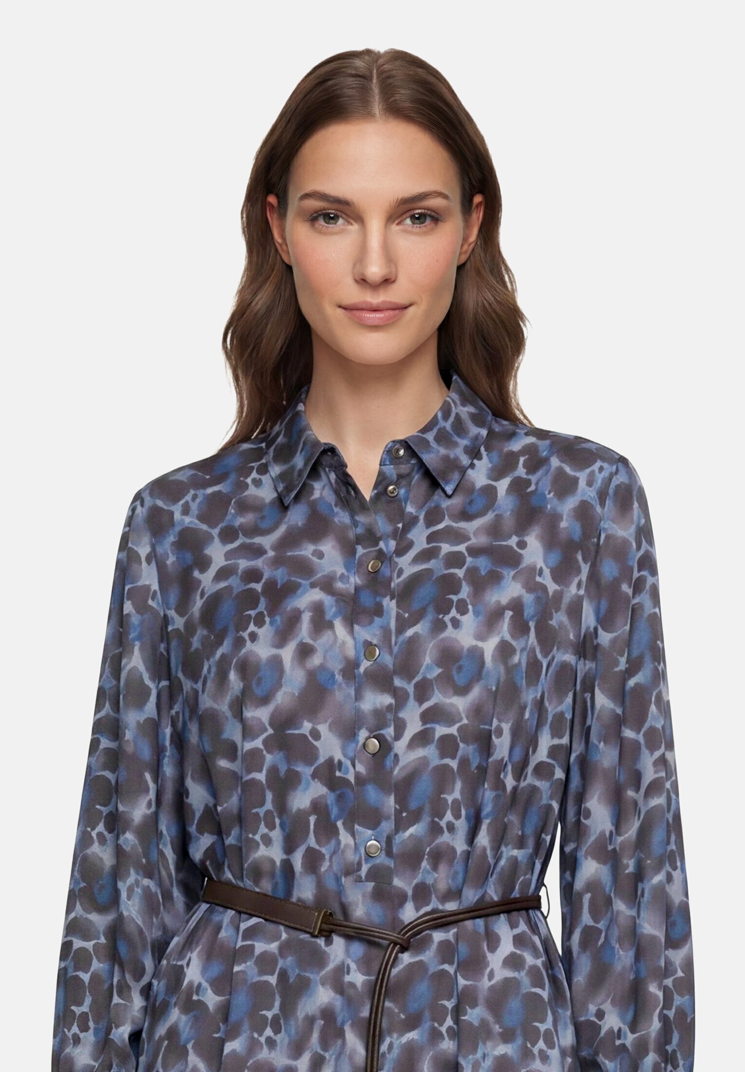 Betty Barclay Hemdblusenkleid »Damen mit Bindegürtel« Nahttasche