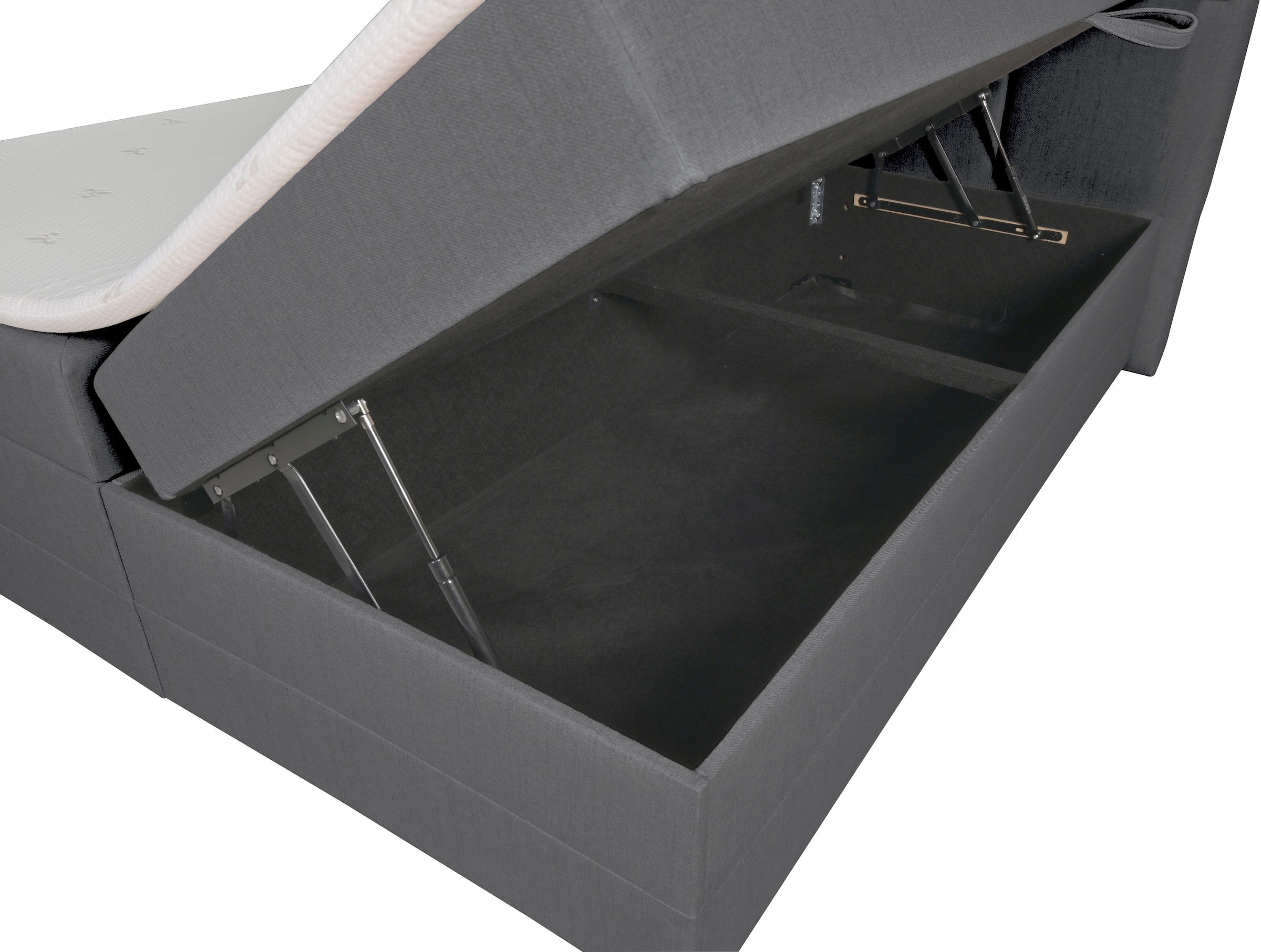 INOSIGN Boxbett »Fillmore inkl. Bettkasten, Liegefläche 180x200 cm, in Boxspring-Optik«, inkl. Topper, erhältlich in verschiedenen Farben