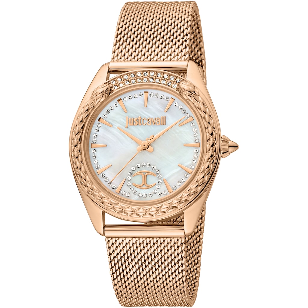 Just Cavalli Time Quarzuhr »JC PRESTIGIO 2, JC1L195M0245«, (Set, 2 tlg., mit Armband)