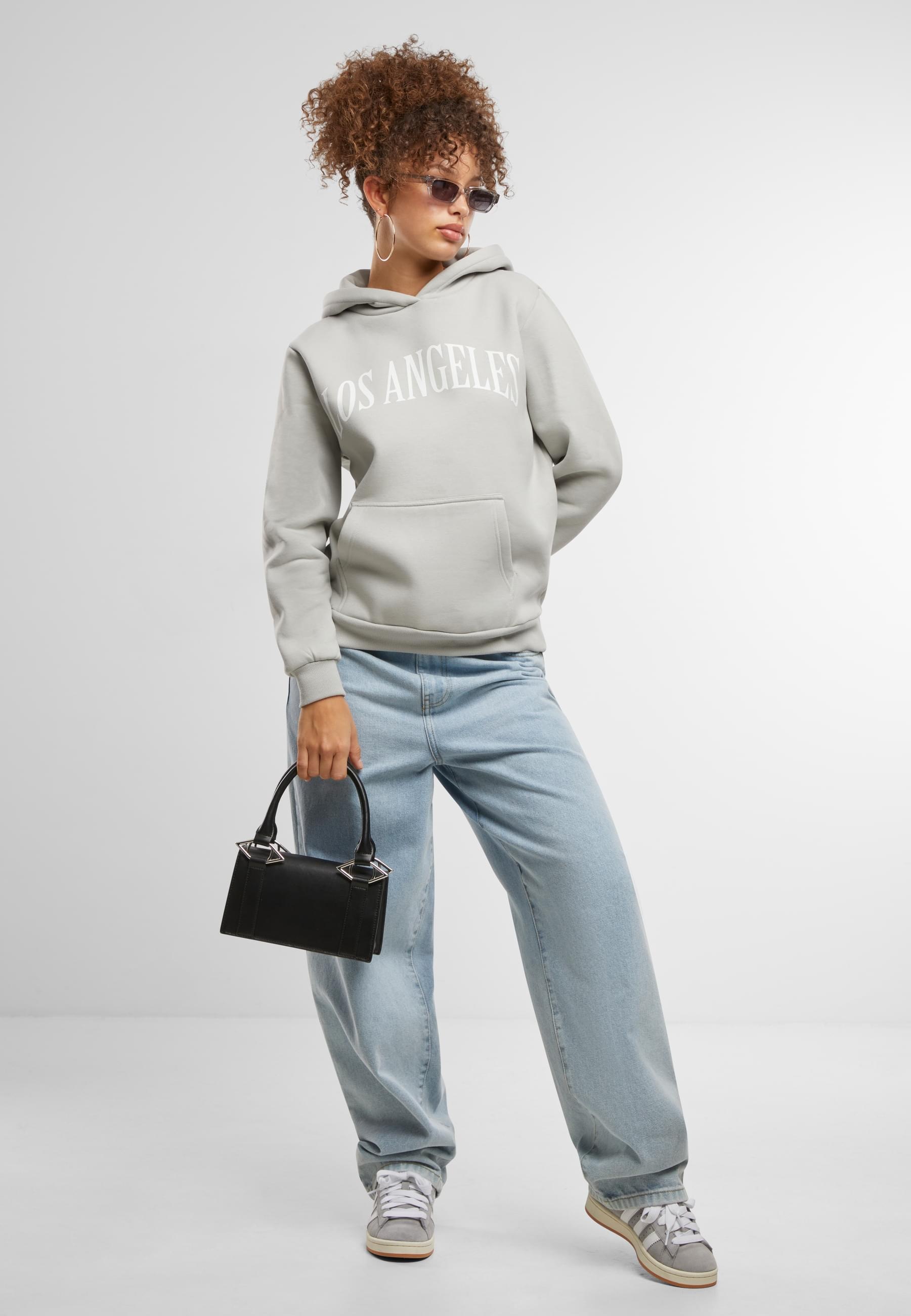 Miss Tee Kapuzenpullover »Miss Tee Los Angeles Ladies Fluffy Hoody«, (1 tlg.)