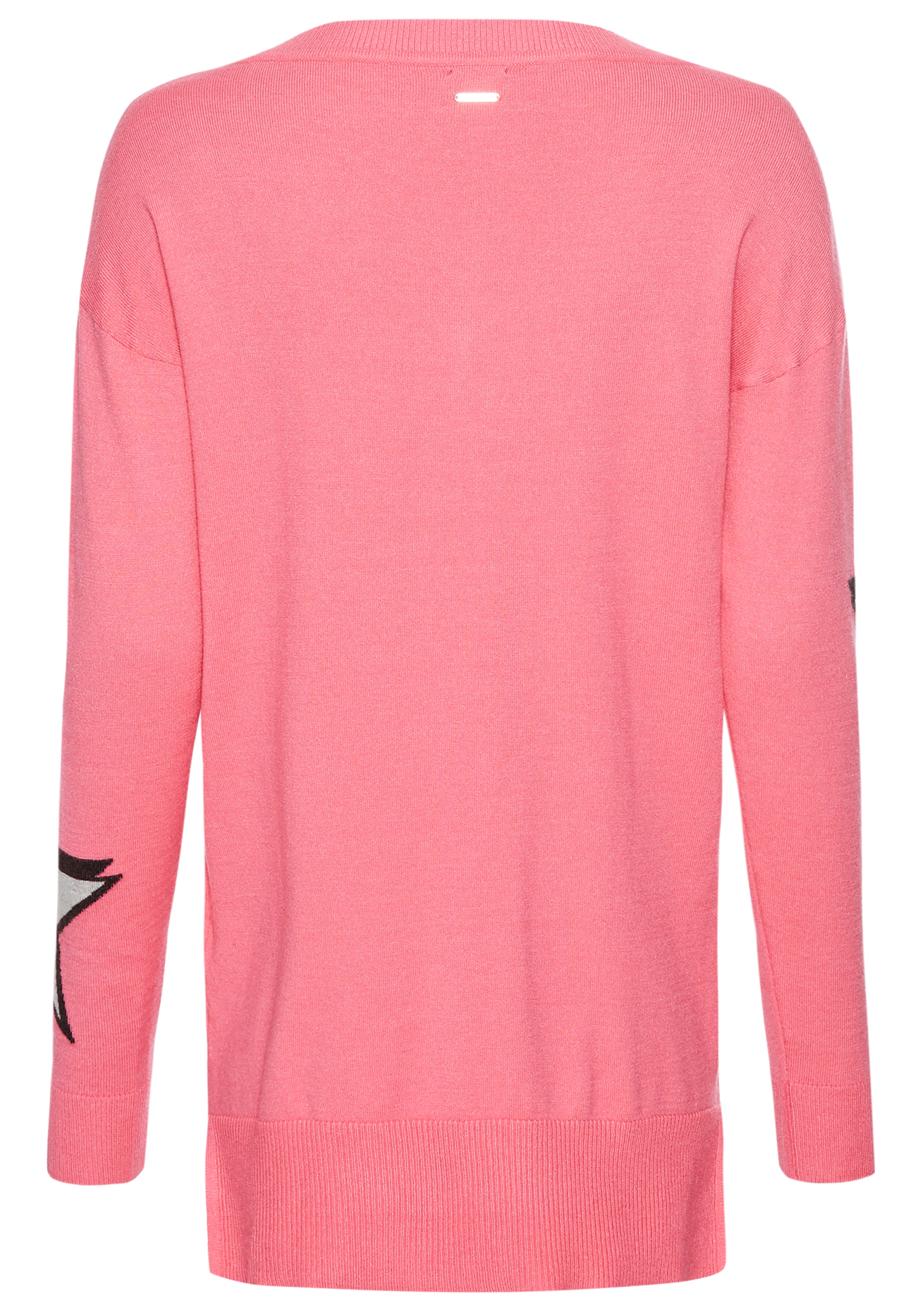 Laura Scott Longpullover, mit Stern-Design