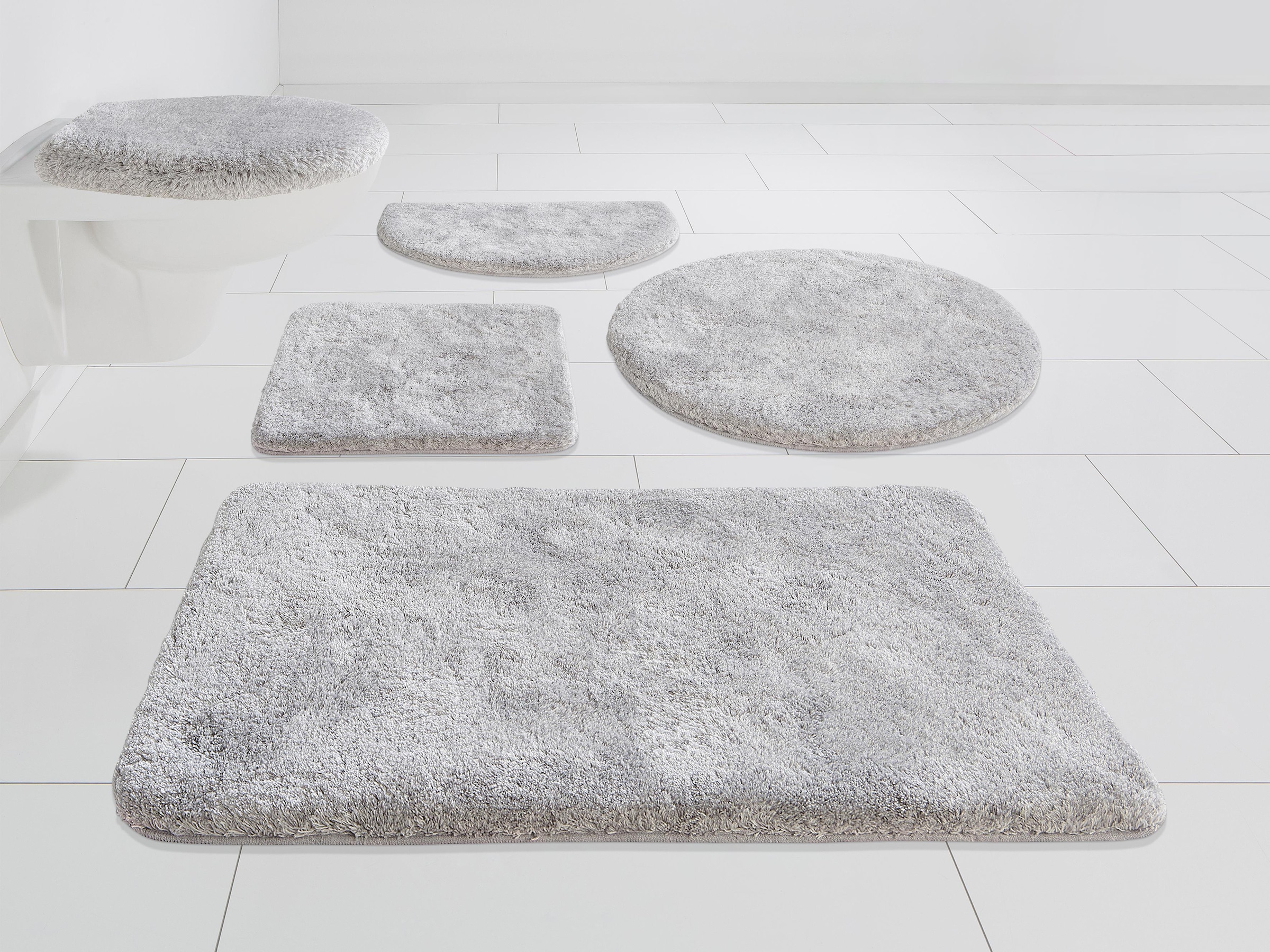 Grund Badematte "Melos, Badvorleger, Badezimmer Teppich, sehr weich" Höhe 2 günstig online kaufen