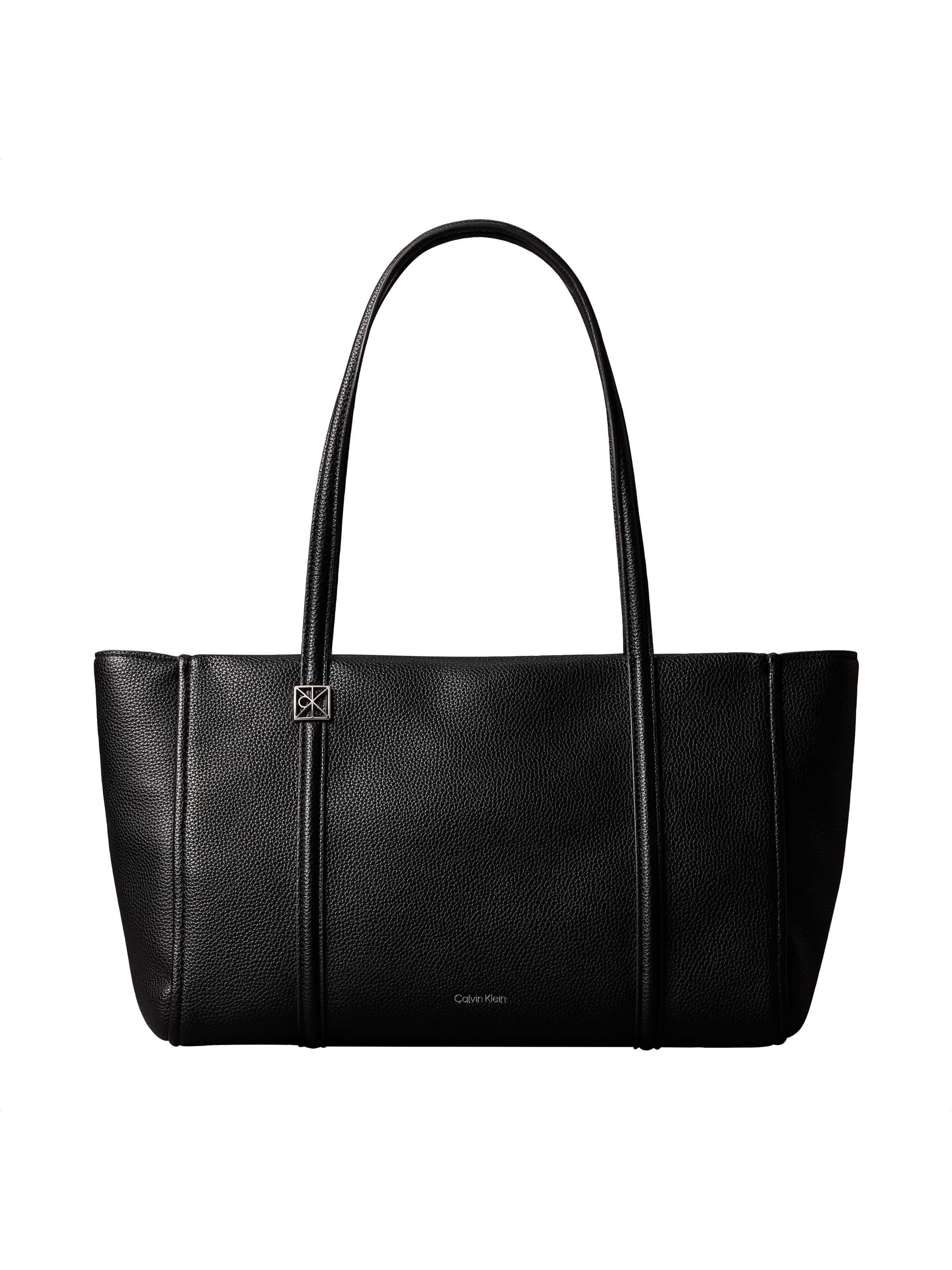 Calvin Klein Tragetasche "EMBLEM HW PEBBLE TOTE" Handtasche, Henkeltasche, Schultertasche mit Logoschriftzug