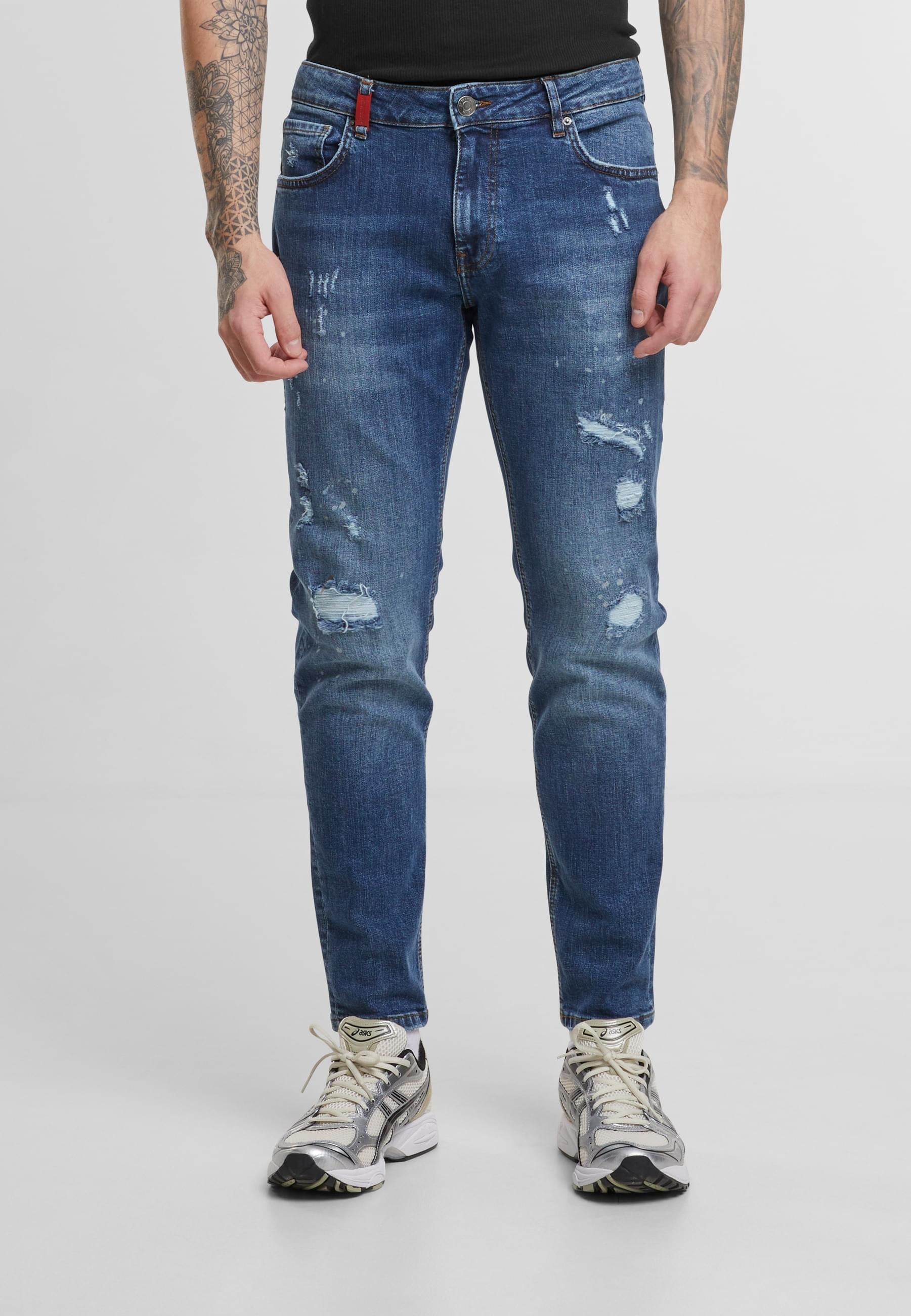 2Y Studios Bequeme Jeans »2Y Studios 2Y FRANCISCO DESTROYED SLIM FIT JEANS«