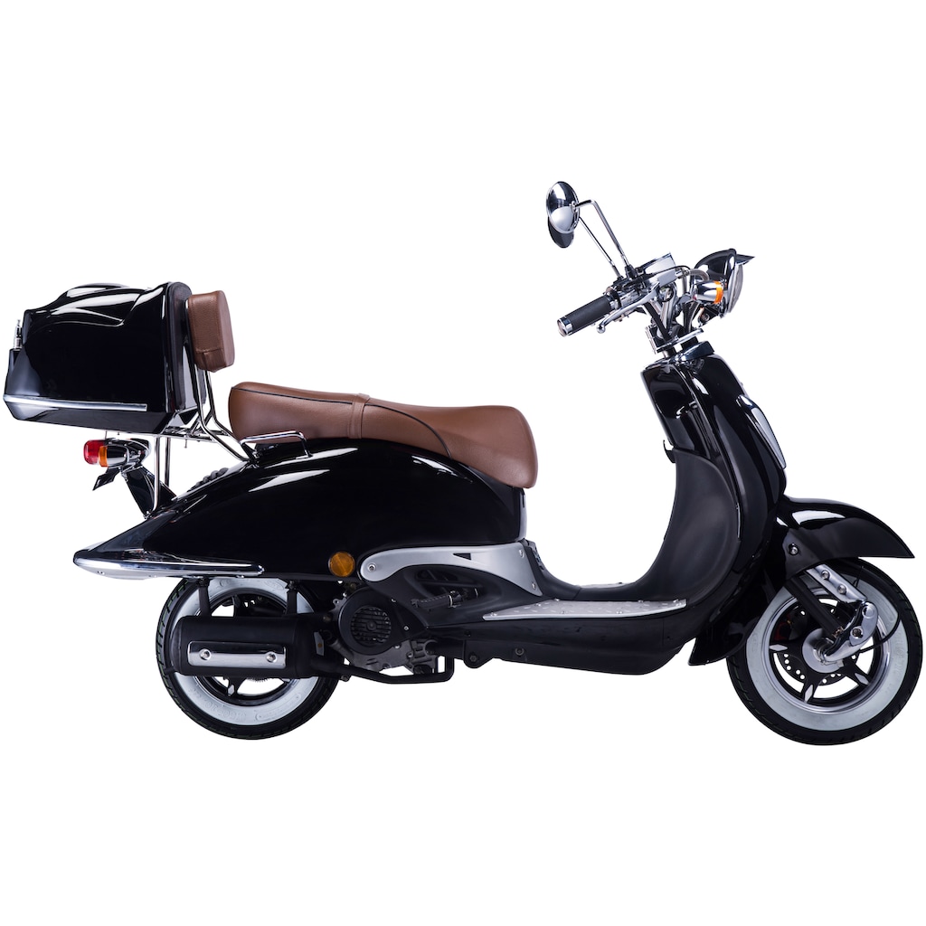 GT UNION Motorroller »Strada«, 125 cm³, 85 km/h, Euro 5, 8,6 PS, (Set), mit Topcase