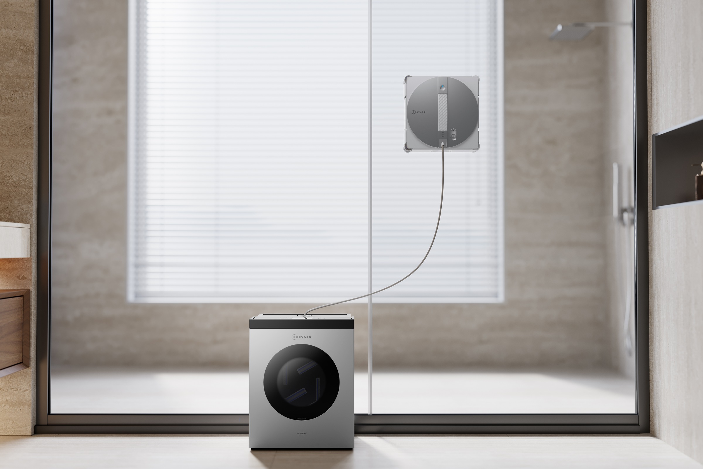 ECOVACS Fensterputzroboter »WINBOT W3 OMNI« Vortex-Reinigungssystem