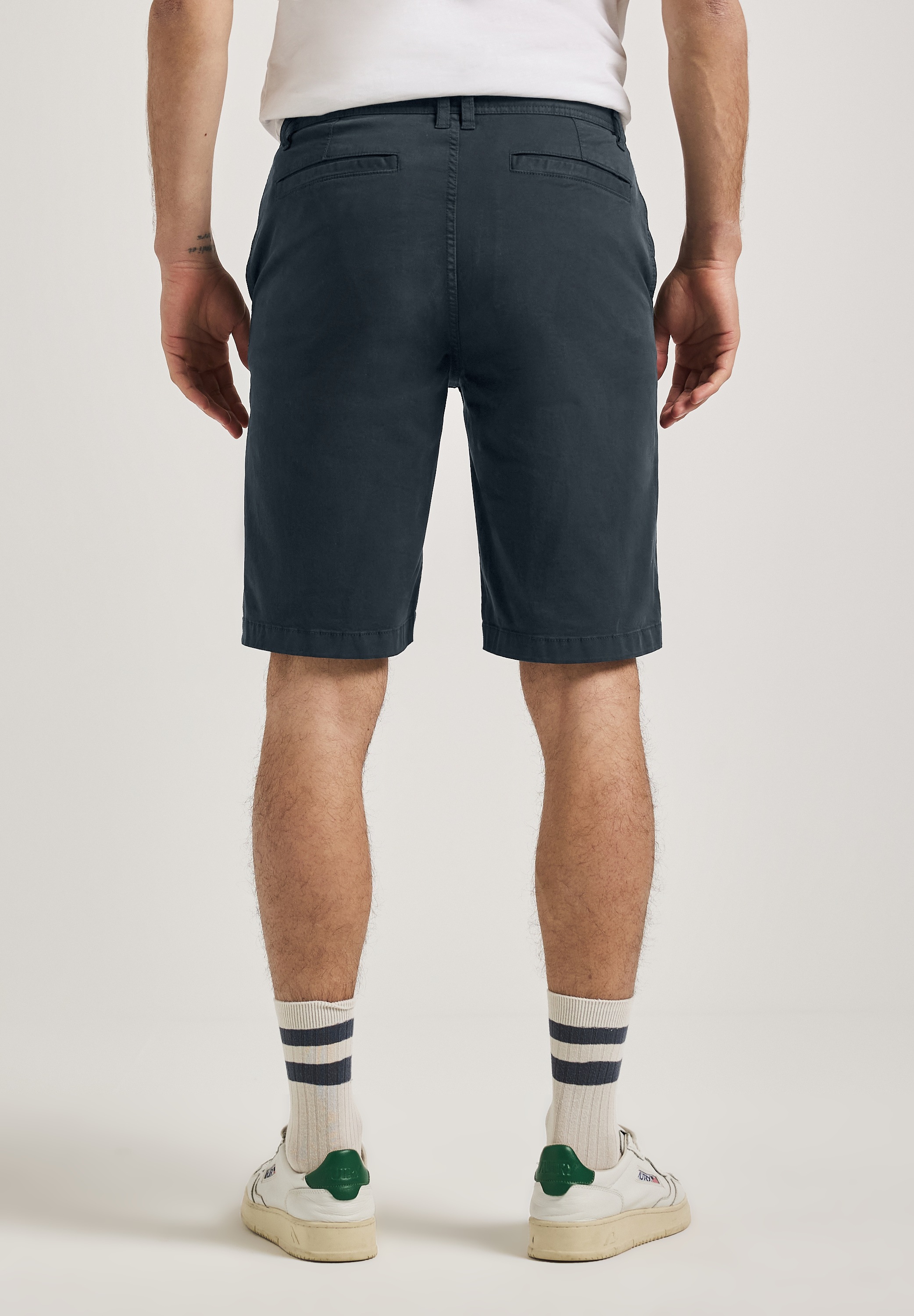 STREET ONE MEN Shorts, aus Baumwolle mit Stretchanteil