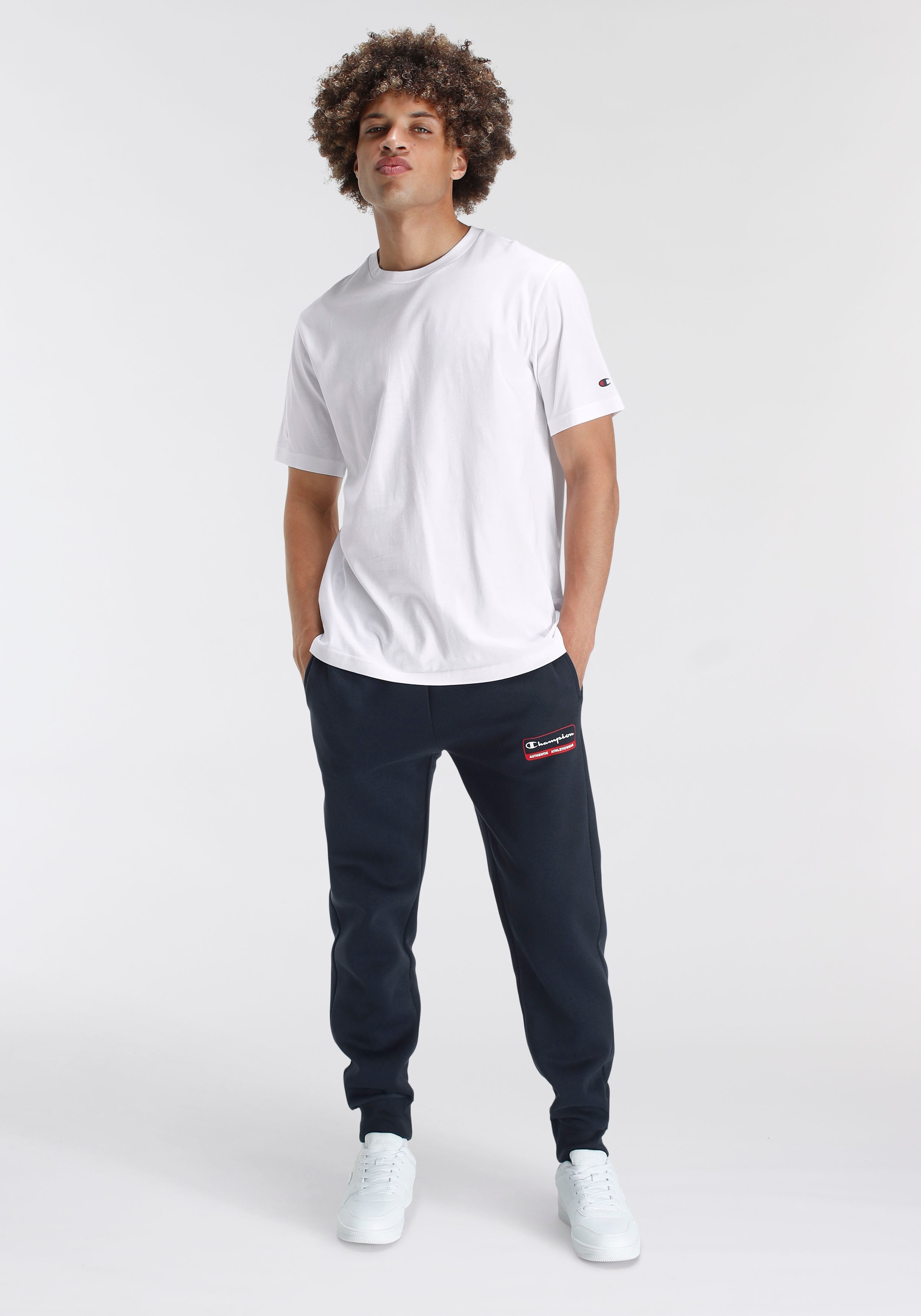 Champion T-Shirt, (Packung, 2 tlg.), Basic Shirt, Doppelpack