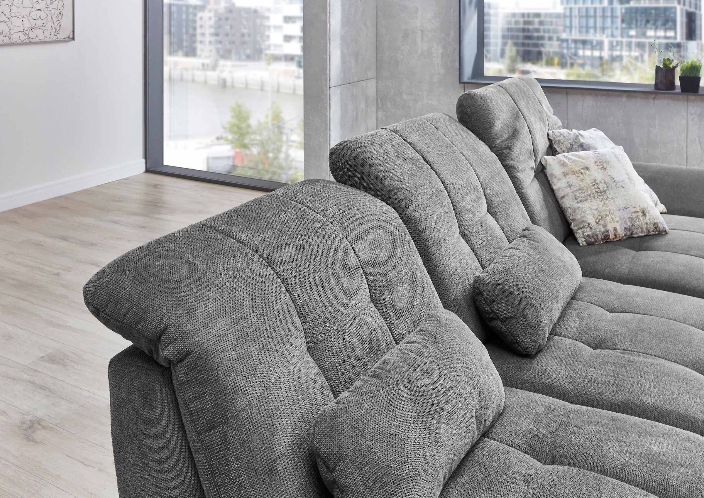 Die PlanBar Ecksofa »MP-IN17004 L-Form«, wahlweise mit Funktion, Federkern