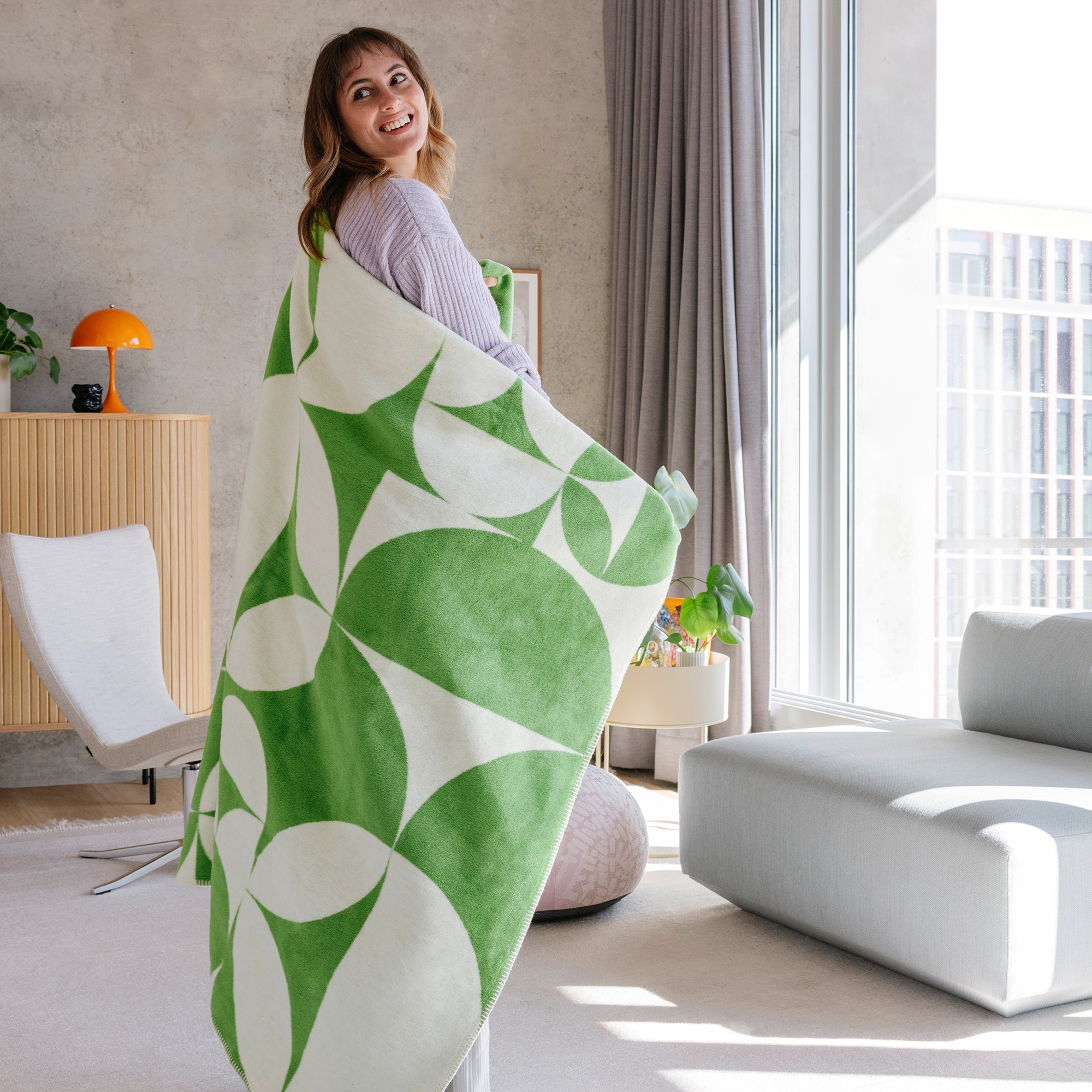 IBENA Wohndecke »Wohndecke Dimal«, in abstraktem Design